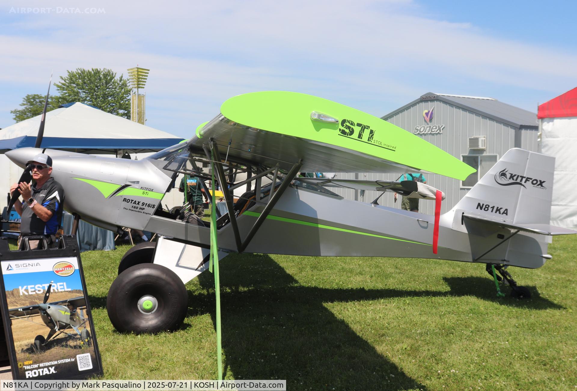 N81KA, 2015 Skystar Kitfox S7 Supersport C/N S70502079, Kitfox S7 Supersport