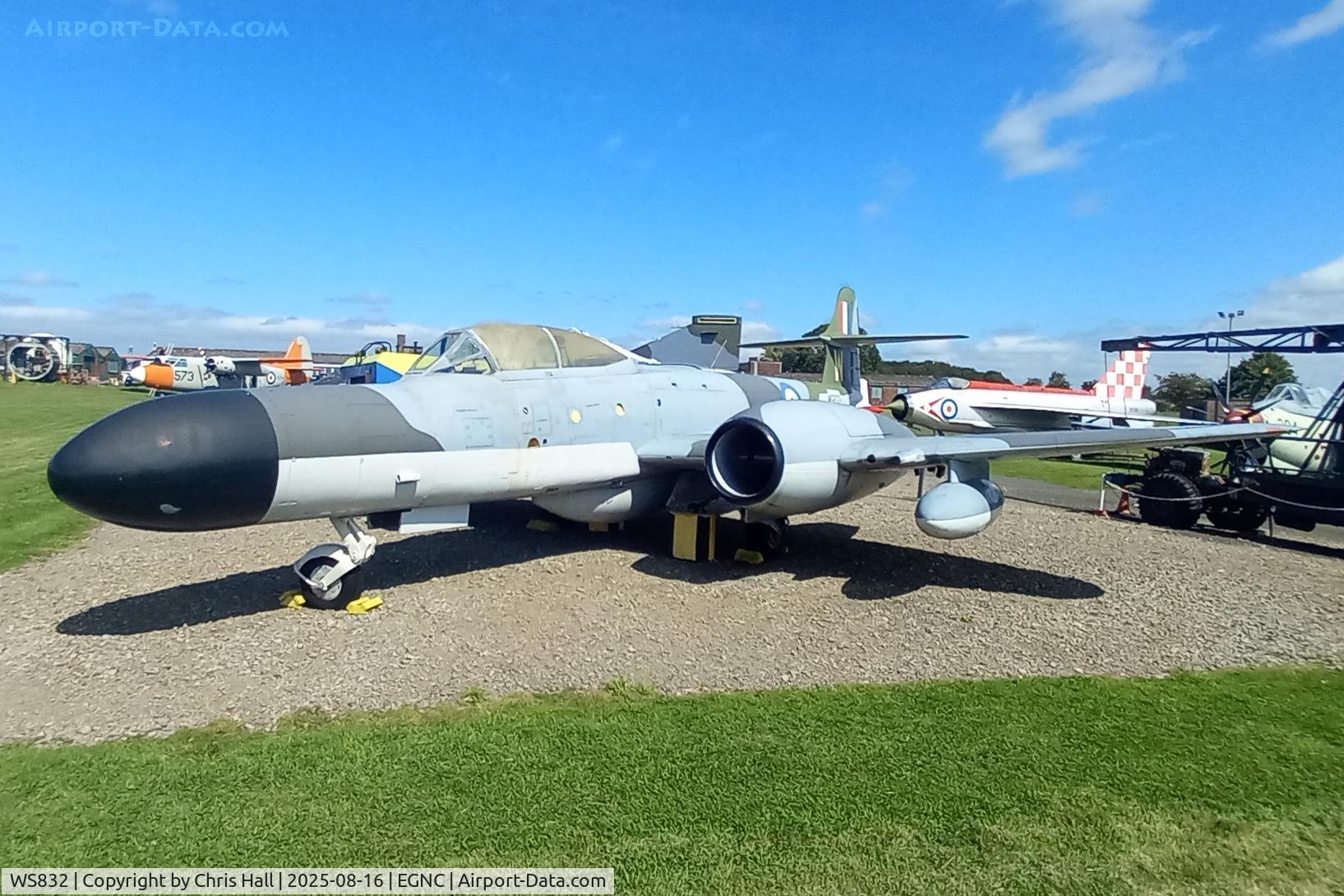 WS832, 1954 Gloster Meteor NF.14 C/N Not found WS832, Solway Aviation Museum