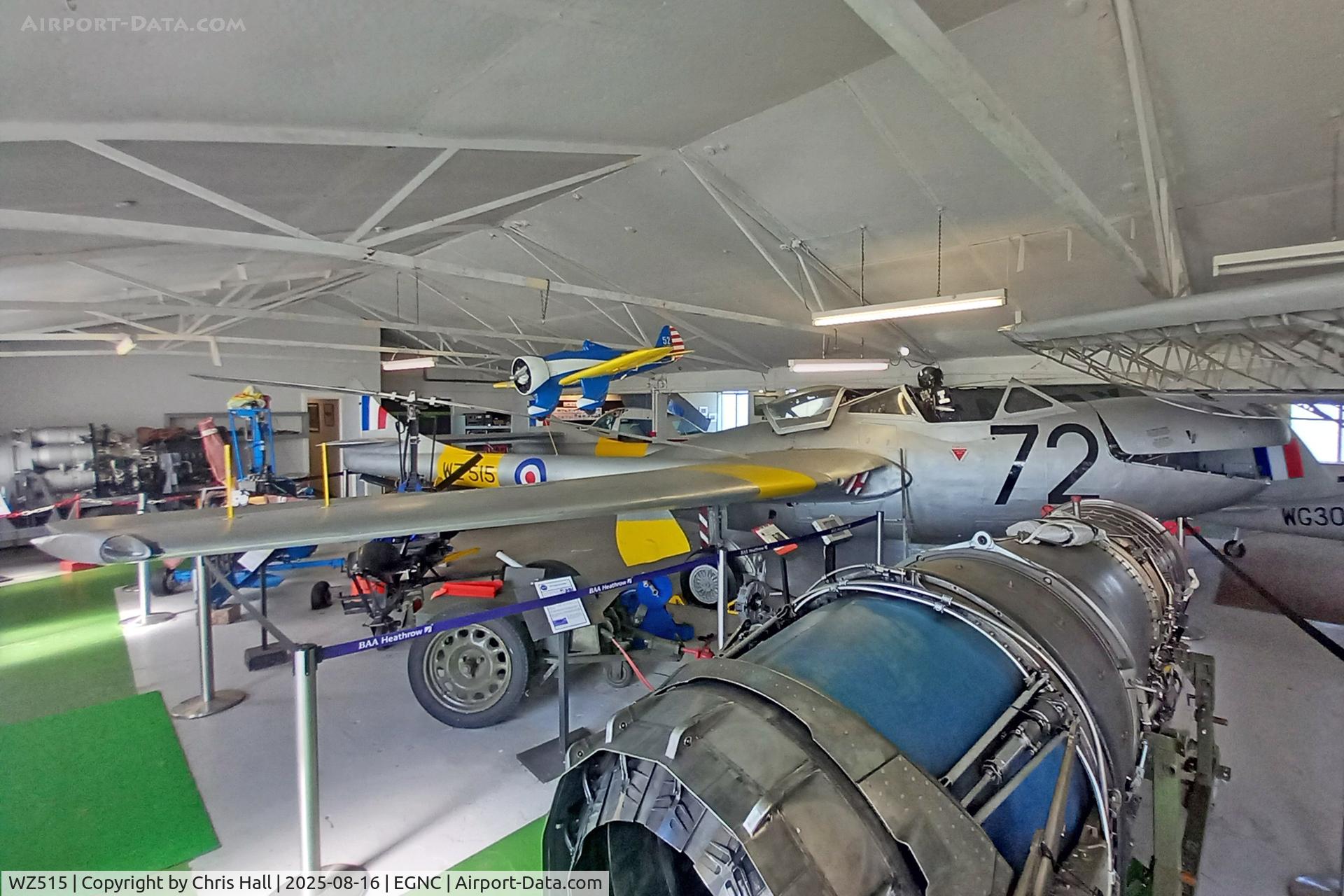 WZ515, 1953 De Havilland DH-115 Vampire T.11 C/N 15102, Solway Aviation Museum