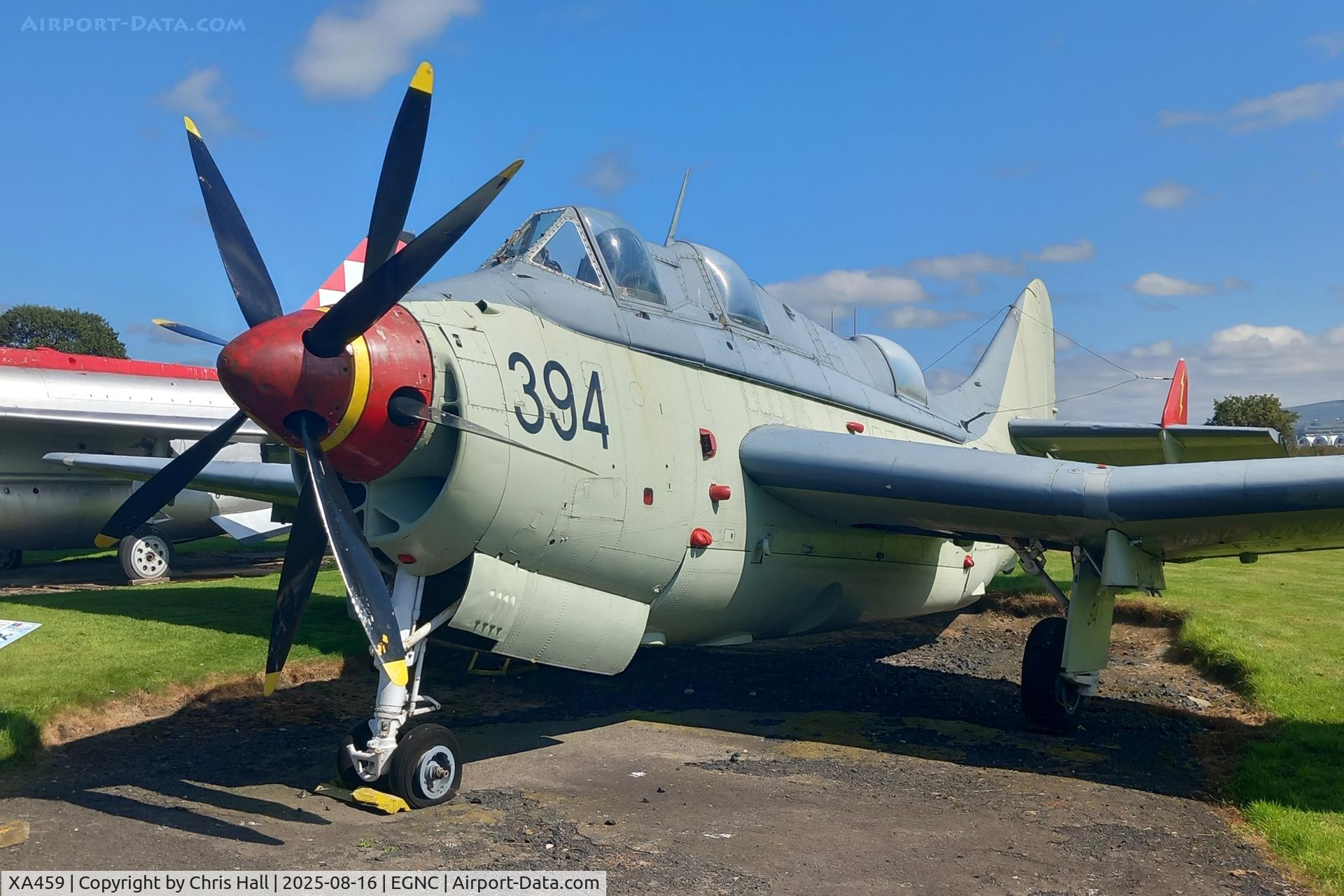 XA459, Fairey Gannet ECM.6 C/N F9312, Solway Aviation Museum