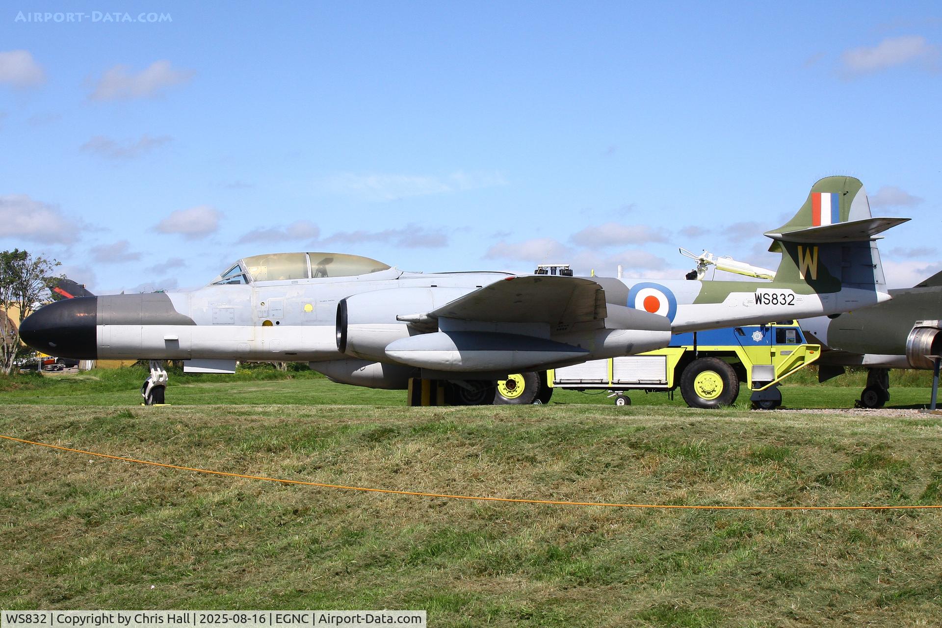 WS832, 1954 Gloster Meteor NF.14 C/N Not found WS832, Solway Aviation Museum