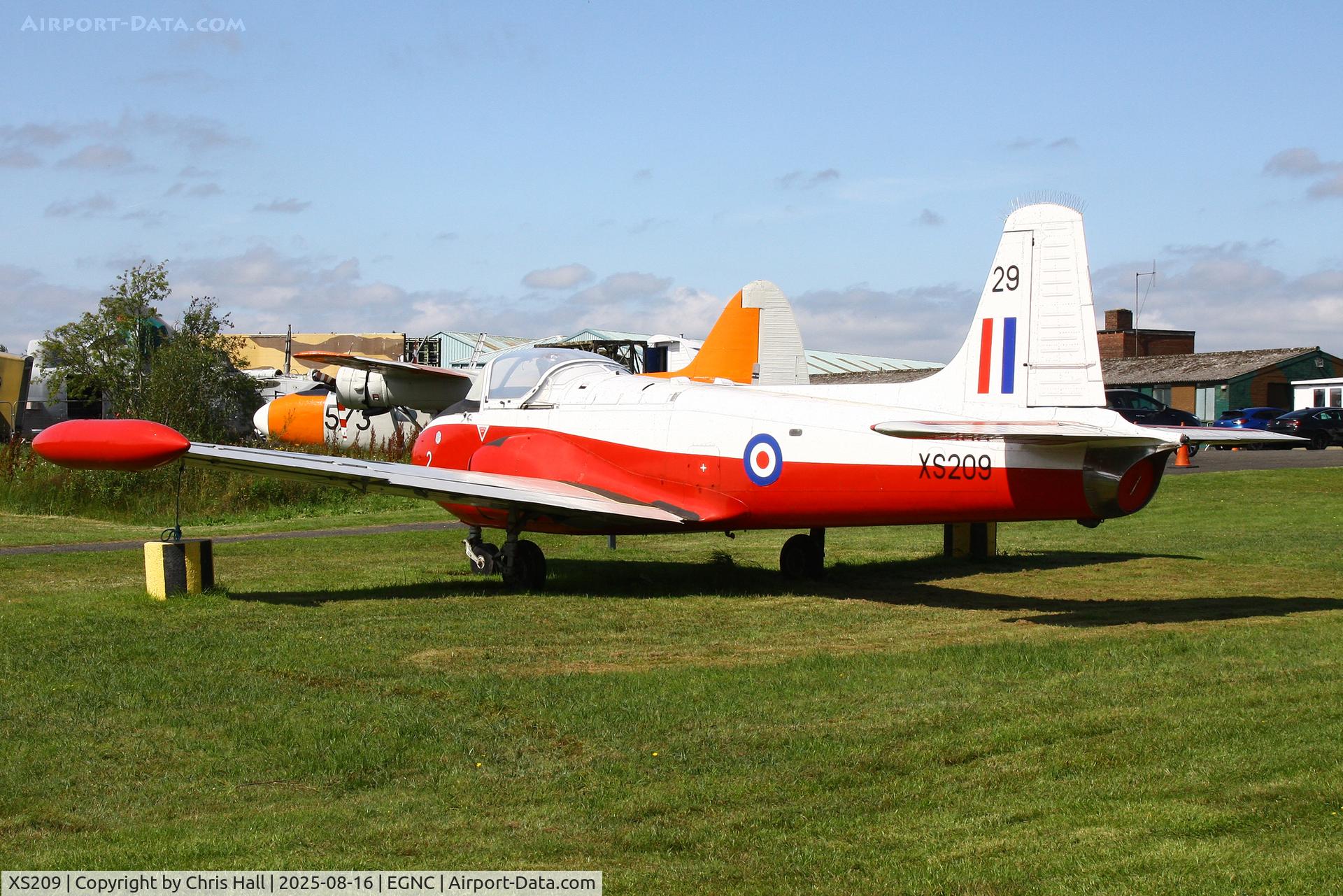 XS209, 1964 BAC 84 Jet Provost T.4 C/N PAC/W/22177, Solway Aviation Museum
