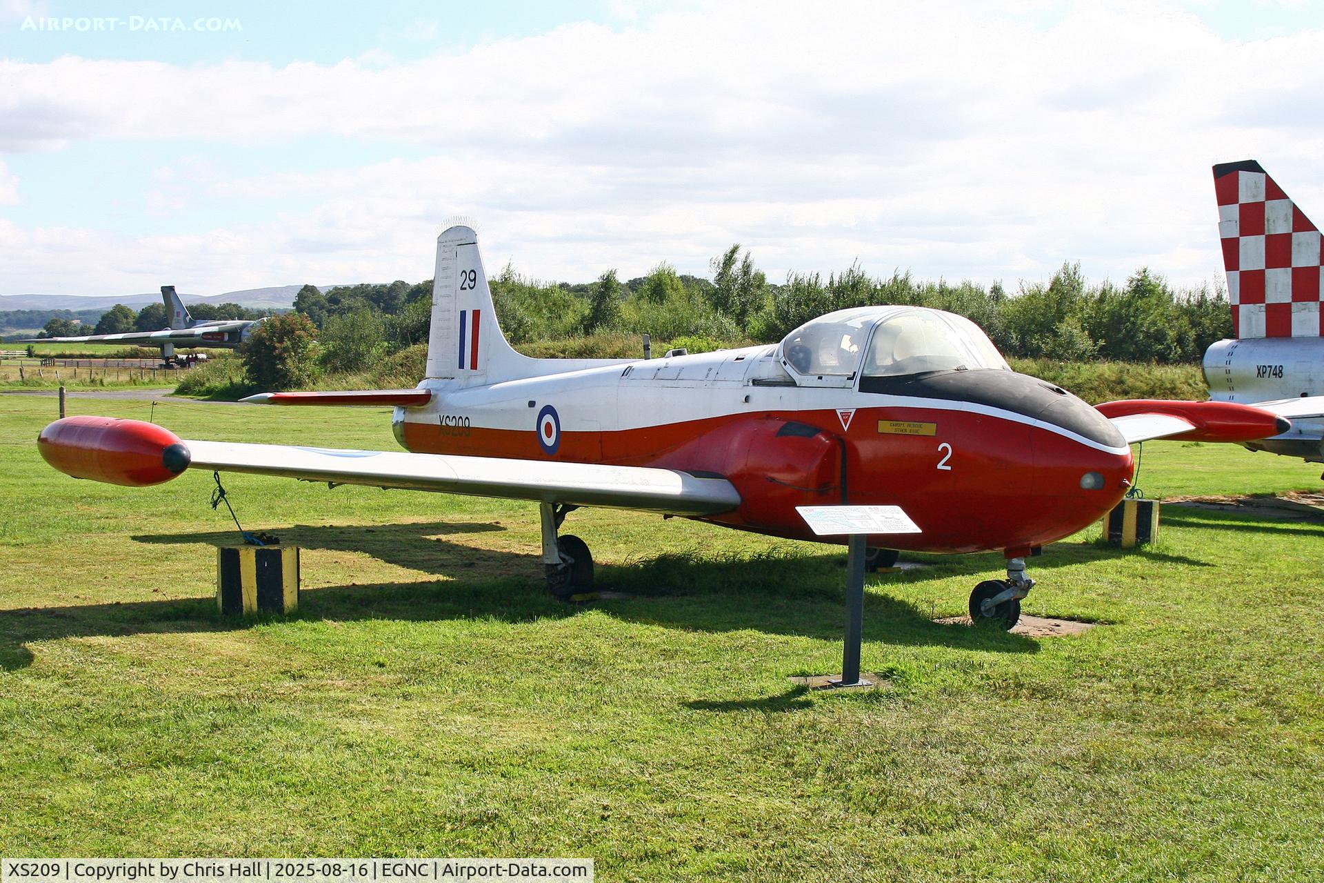 XS209, 1964 BAC 84 Jet Provost T.4 C/N PAC/W/22177, Solway Aviation Museum