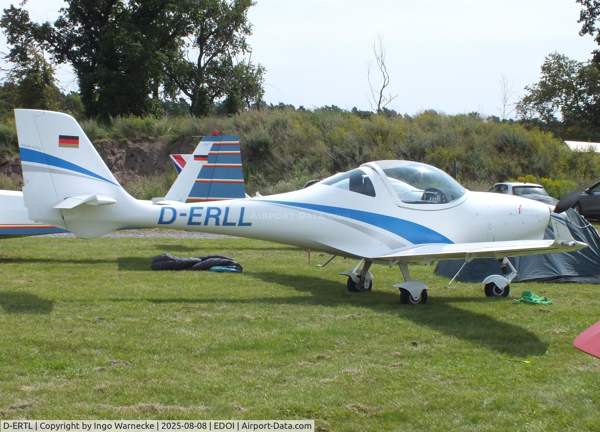 D-ERTL, 1998 Diamond DA-20A-1 Katana C/N 10326, Diamond DA-20A-1 Katana at Bienenfarm airfield during the 2025 Quax Bücker-Treffen (Bücker-Meeting) and Vintage Aerobatic World Championships