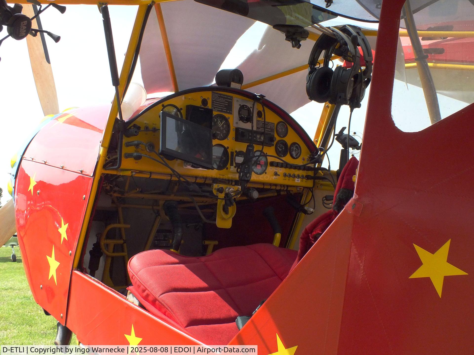 D-ETLI, Skystar Kitfox 4-1200 Speedster C/N KBS-077, SkyStar Kitfox 4-1200 Speedster at Bienenfarm airfield during the 2025 Quax Bücker-Treffen (Bücker-Meeting) and Vintage Aerobatic World Championships #c