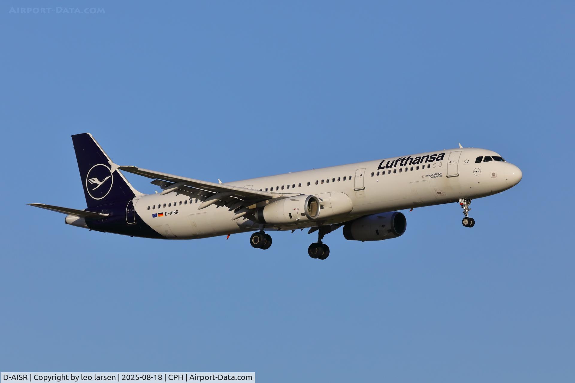 D-AISR, 2009 Airbus A321-231 C/N 3987, Copenhagen 18.8.2025