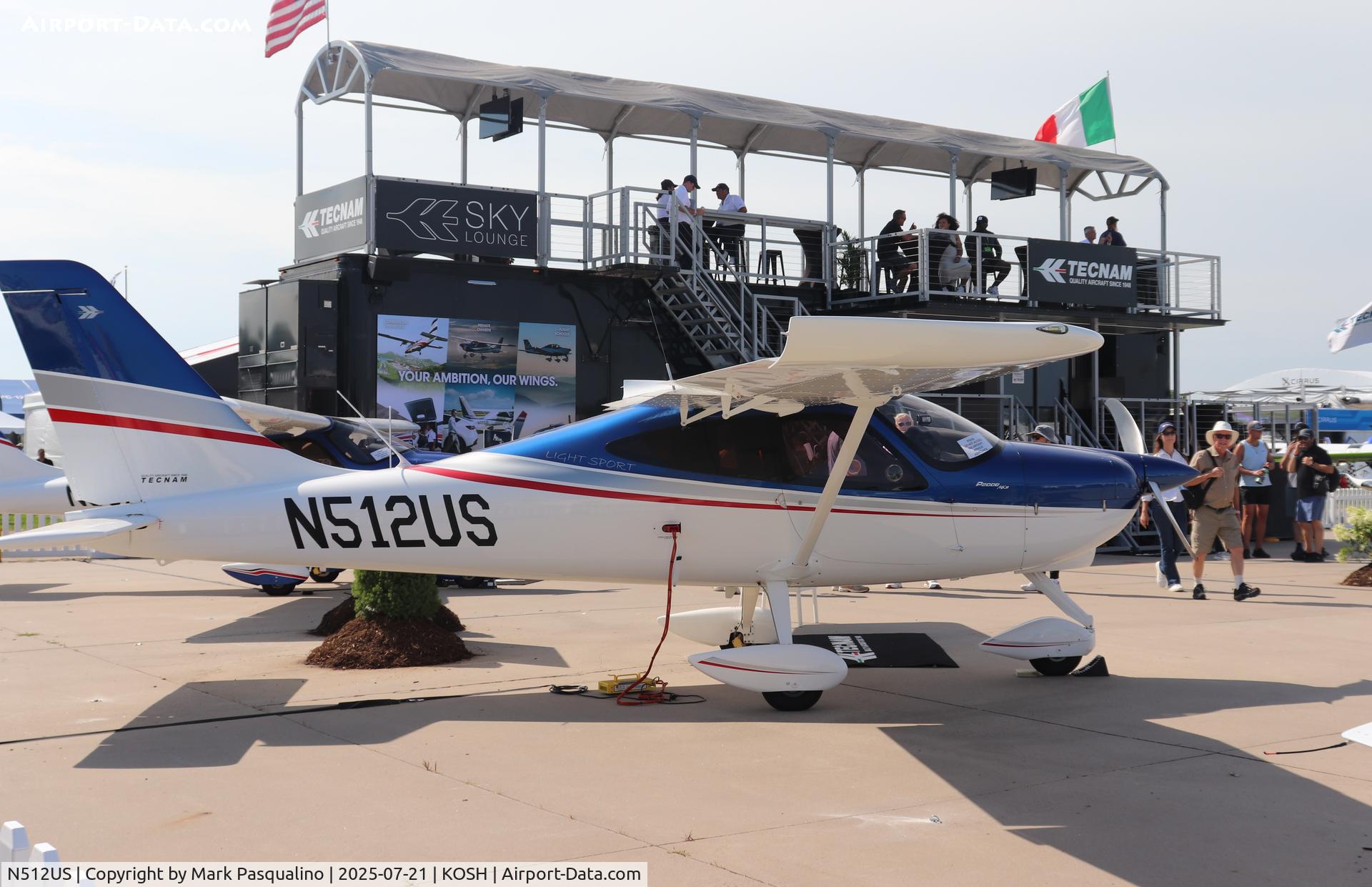 N512US, 2022 Tecnam P2008 C/N 215, Tecnam P2008