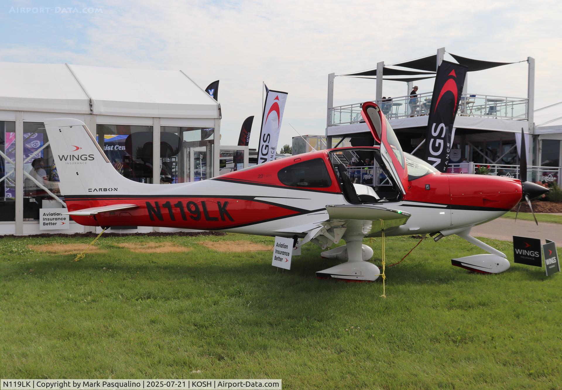 N119LK, 2016 Cirrus SR22 Carbon C/N 4366, Cirrus SR22 Carbon