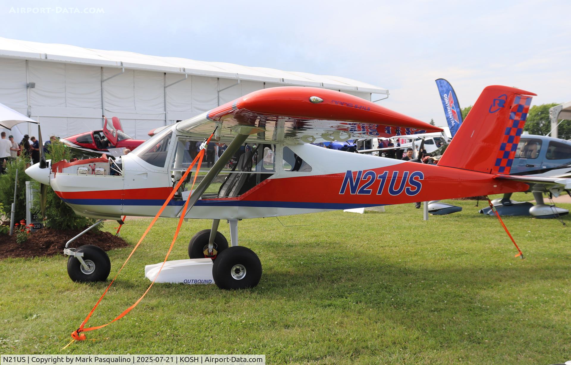 N21US, 2020 Rans S-21LS Outbound C/N 12190077, Rans S-21LS Outbound