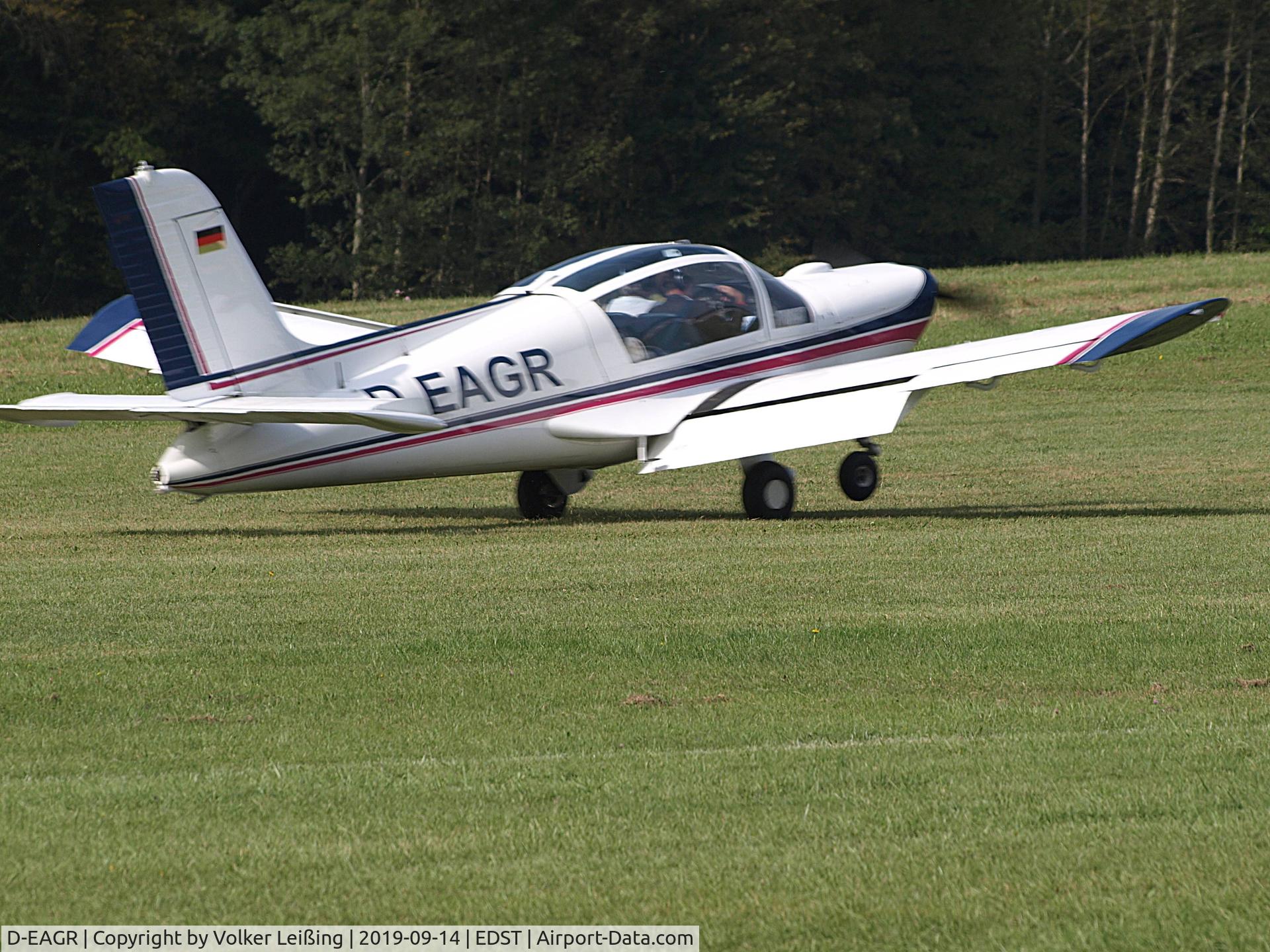 D-EAGR, 1969 Socata MS-893A Rallye Commodore 180 C/N 11412, landing
