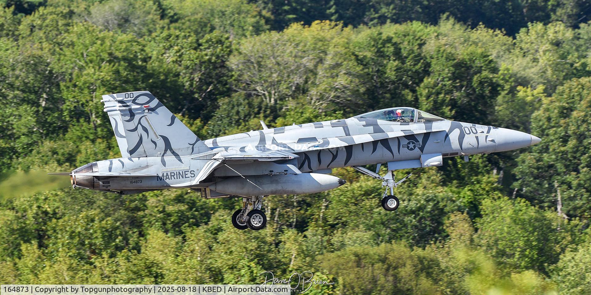 164873, McDonnell Douglas F/A-18C Hornet C/N 1205/C342, COWBOY11 inbound to Hanscom airport