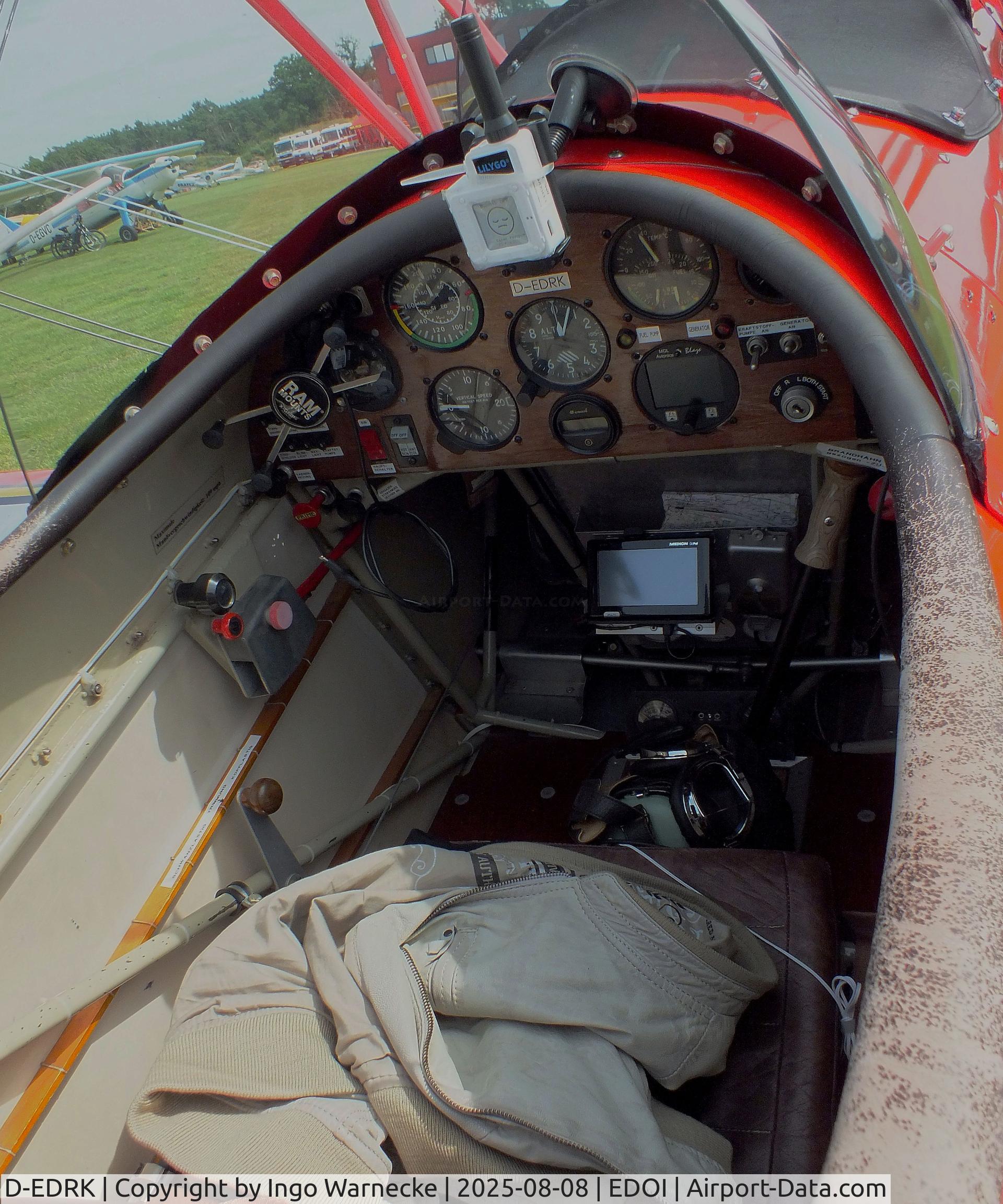 D-EDRK, EAA Acro Sport II C/N 1654, EAA Acro Sport II at Bienenfarm airfield during the 2025 Quax Bücker-Treffen (Bücker-Meeting) and Vintage Aerobatic World Championships #c