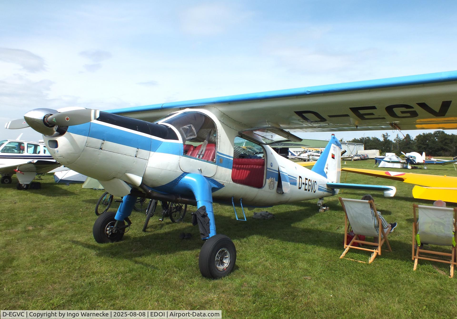 D-EGVC, Dornier Do-27J-1 C/N 2059, Dornier Do 27J-1 at Bienenfarm airfield during the 2025 Quax Bücker-Treffen (Bücker-Meeting) and Vintage Aerobatic World Championships #c