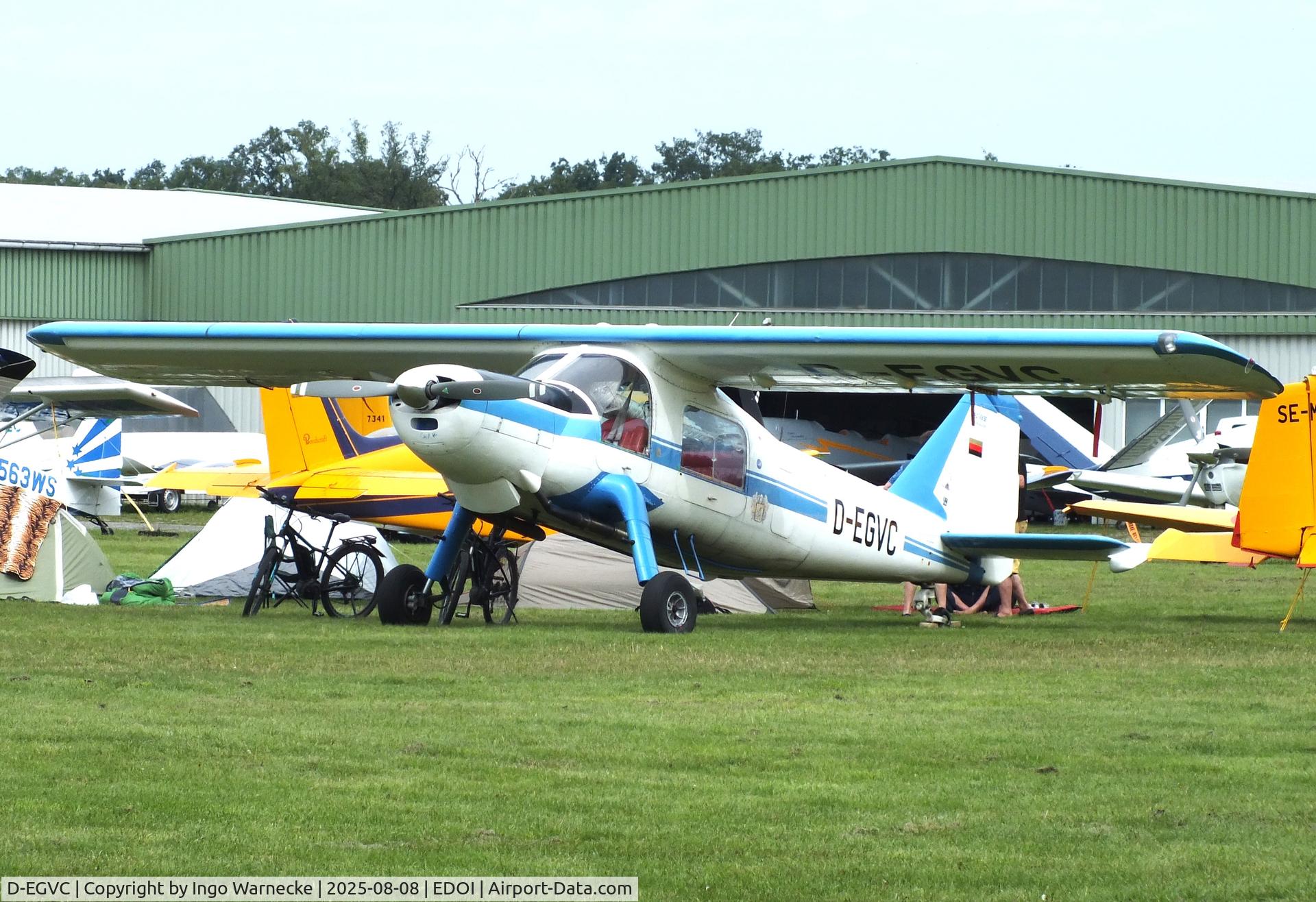 D-EGVC, Dornier Do-27J-1 C/N 2059, Dornier Do 27J-1 at Bienenfarm airfield during the 2025 Quax Bücker-Treffen (Bücker-Meeting) and Vintage Aerobatic World Championships #c