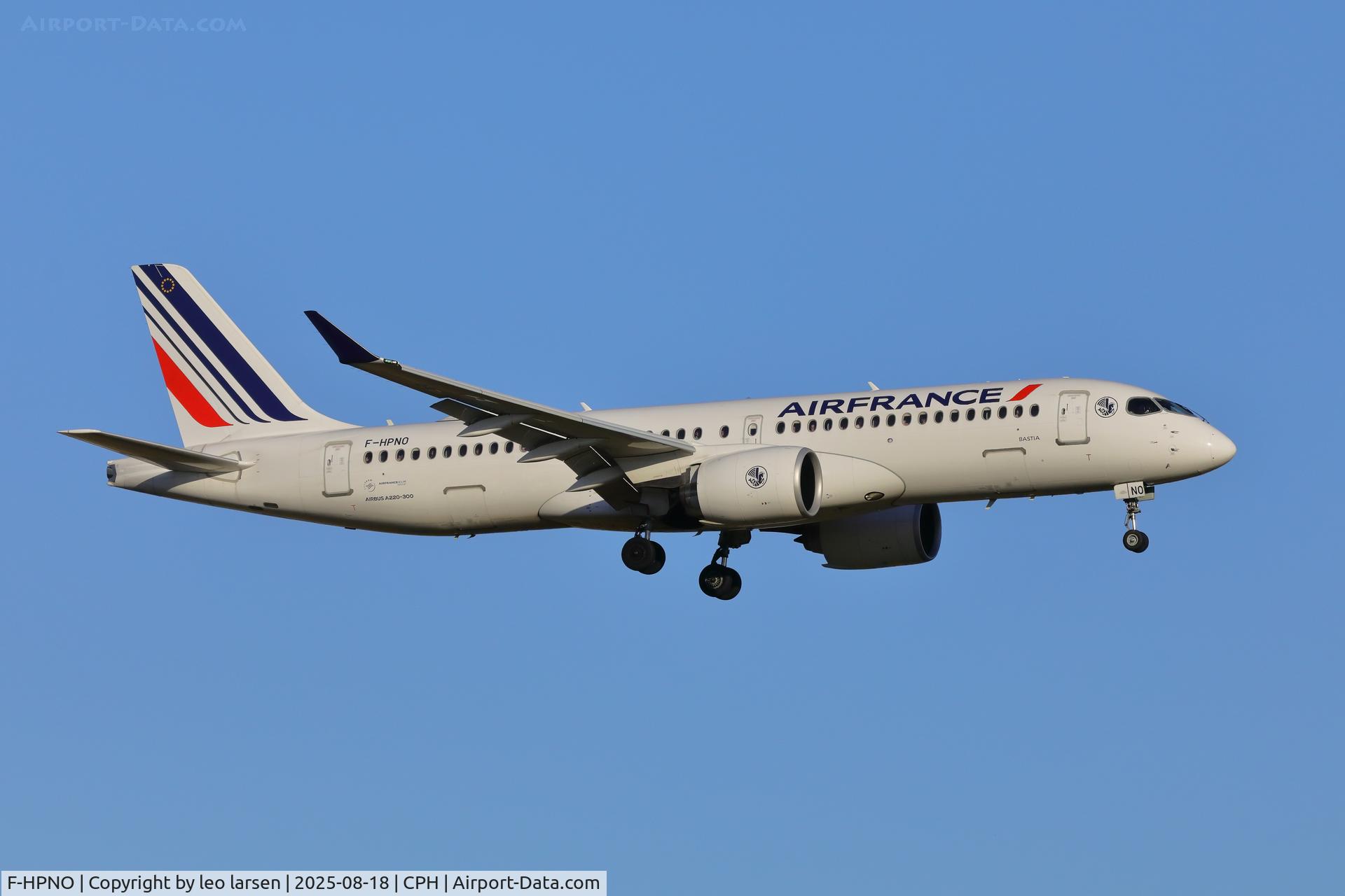 F-HPNO, 2024 Airbus Canada A220-300 C/N 55305, Copenhagen 18.8.2025