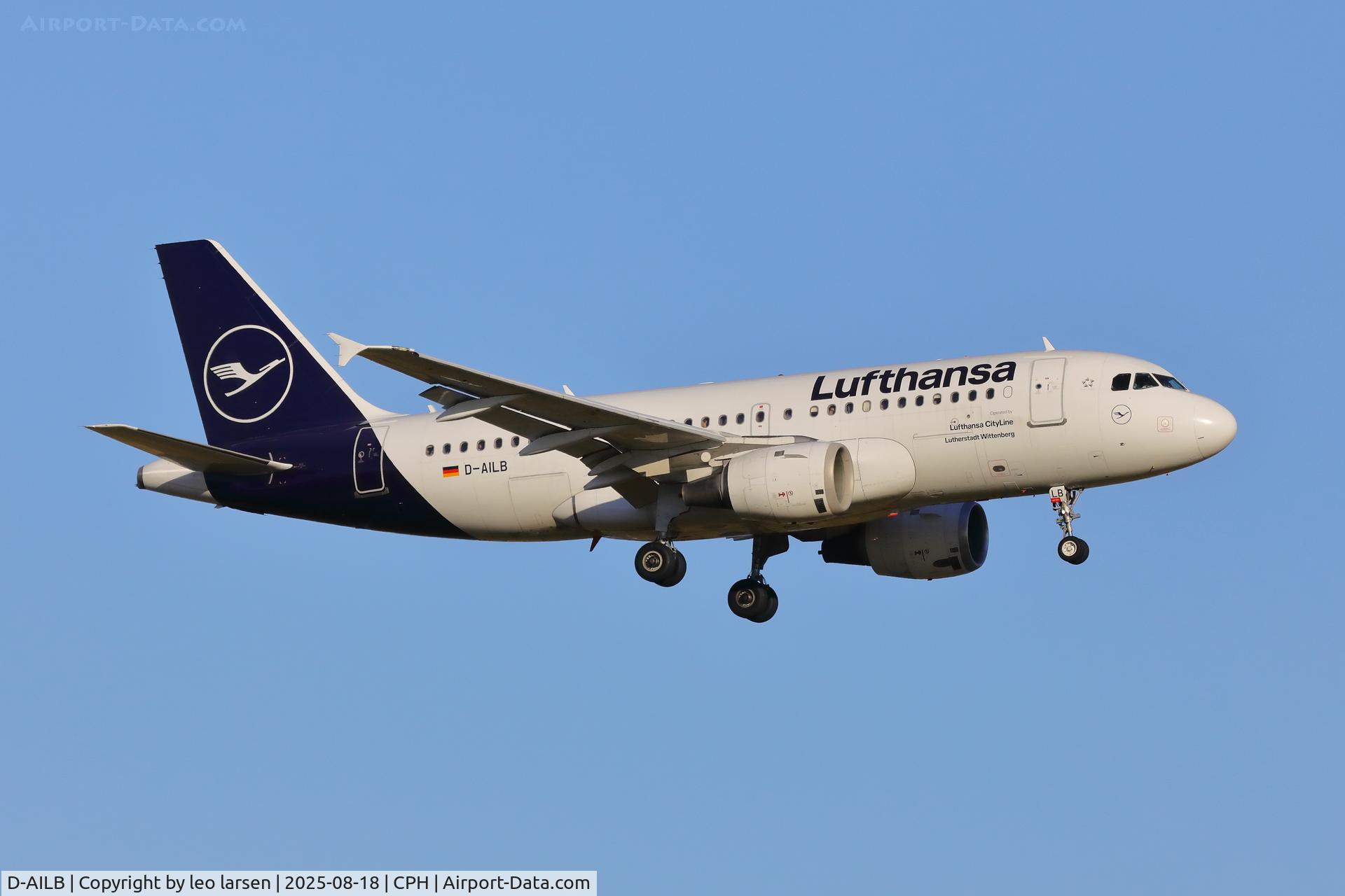 D-AILB, 1996 Airbus A319-114 C/N 610, Copenhagen 18.8.2025