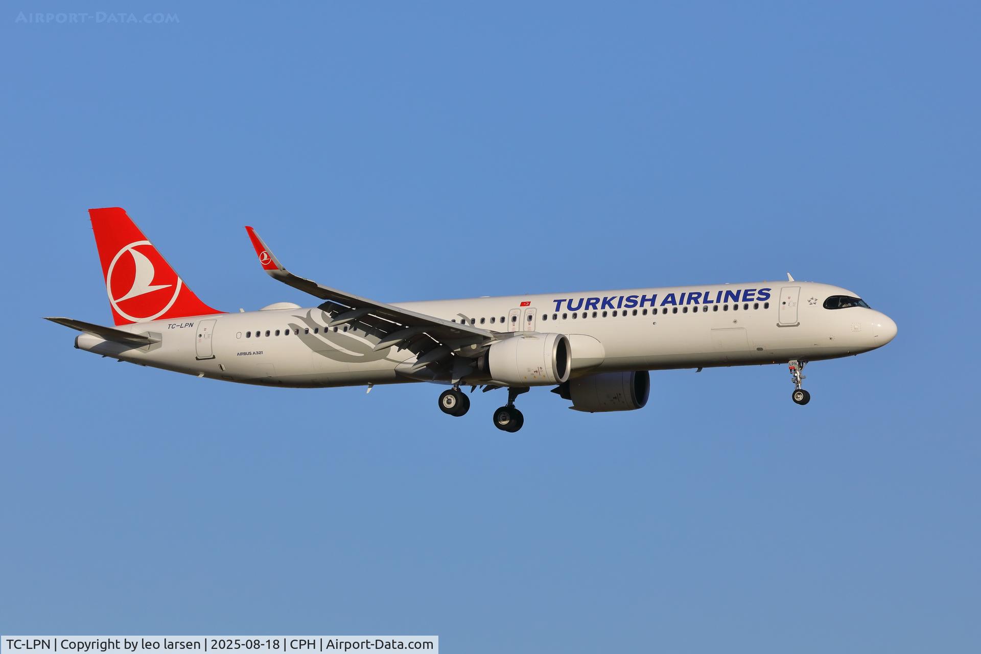 TC-LPN, 2024 Airbus A321-271 NX C/N 12115, Copenhagen 18.8.2025