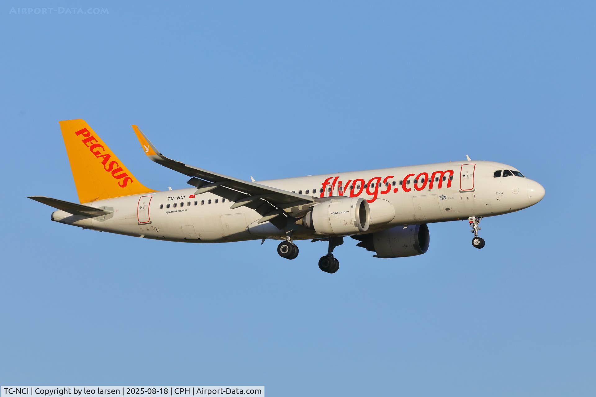 TC-NCI, 2020 Airbus A320-251N C/N 9373, Copenhagen 18.8.2025
