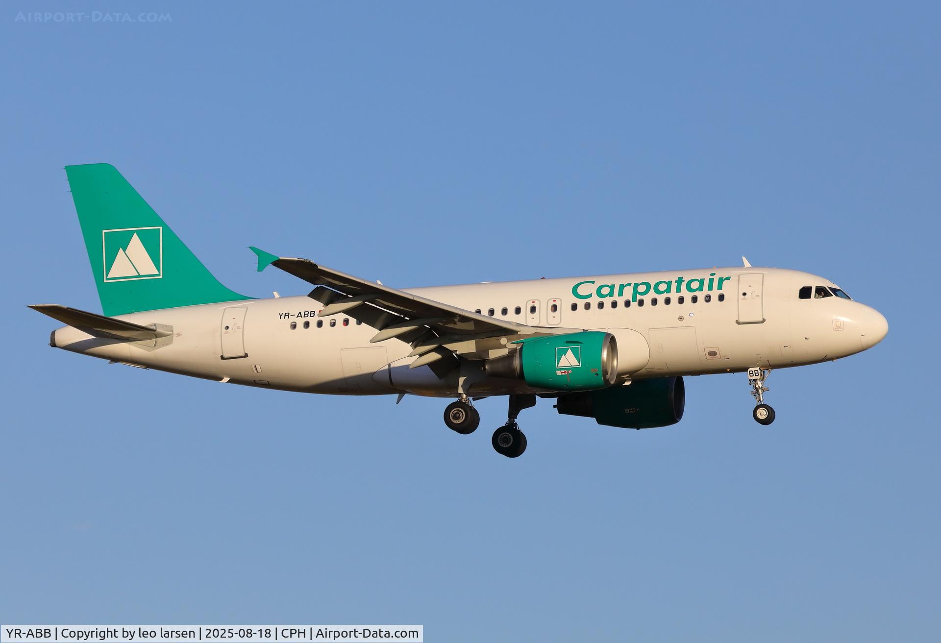 YR-ABB, 2009 Airbus A319-112 C/N 3818, Copenhagen 18.8.2025
