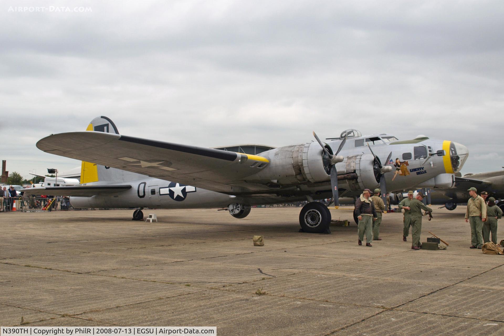 N390TH, 1944 Boeing B-17G Flying Fortress C/N Not found 44-85734, 42-97849 (44-85734, N390TH) 1944 Boeing B-17G Flying Fortress 'Liberty Belle'  USAAF Flying Legends Duxford