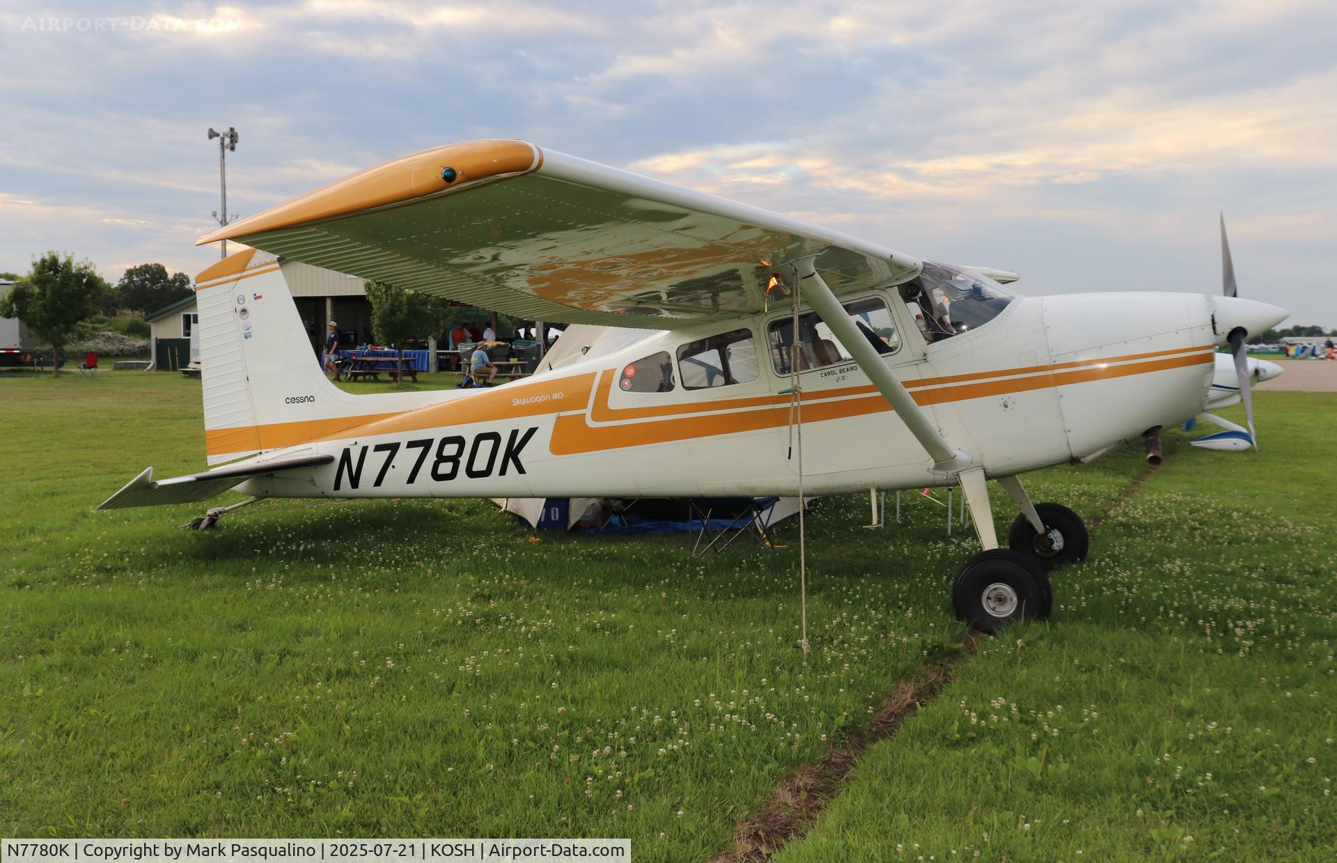 N7780K, 1976 Cessna 180J C/N 18052729, Cessna 180J