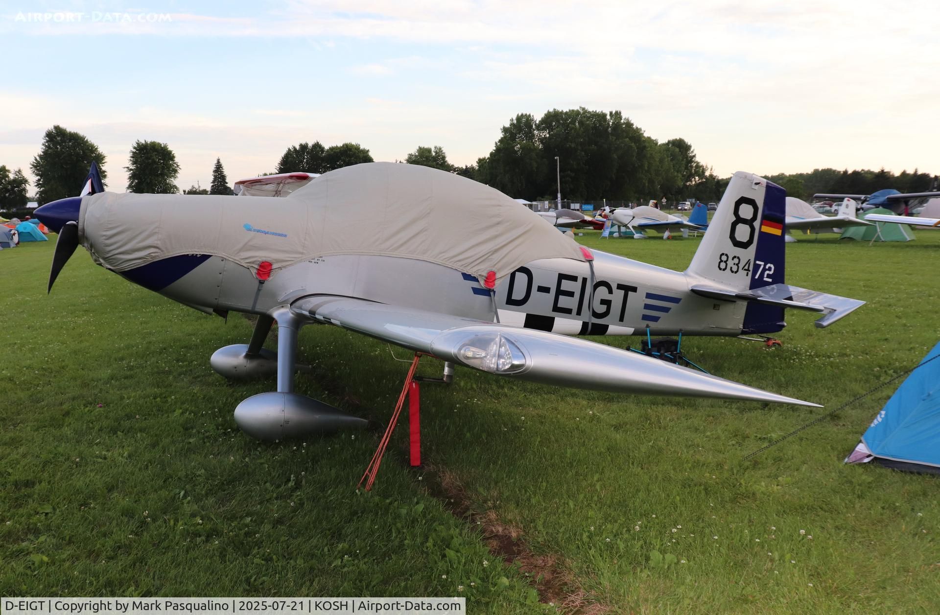 D-EIGT, 2016 Vans RV- 8 C/N 83472, Vans RV-8