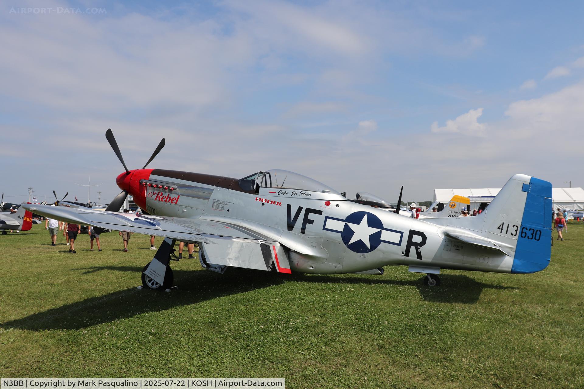 N3BB, 1944 North American P-51D Mustang C/N 44-84933N, North American P-51D