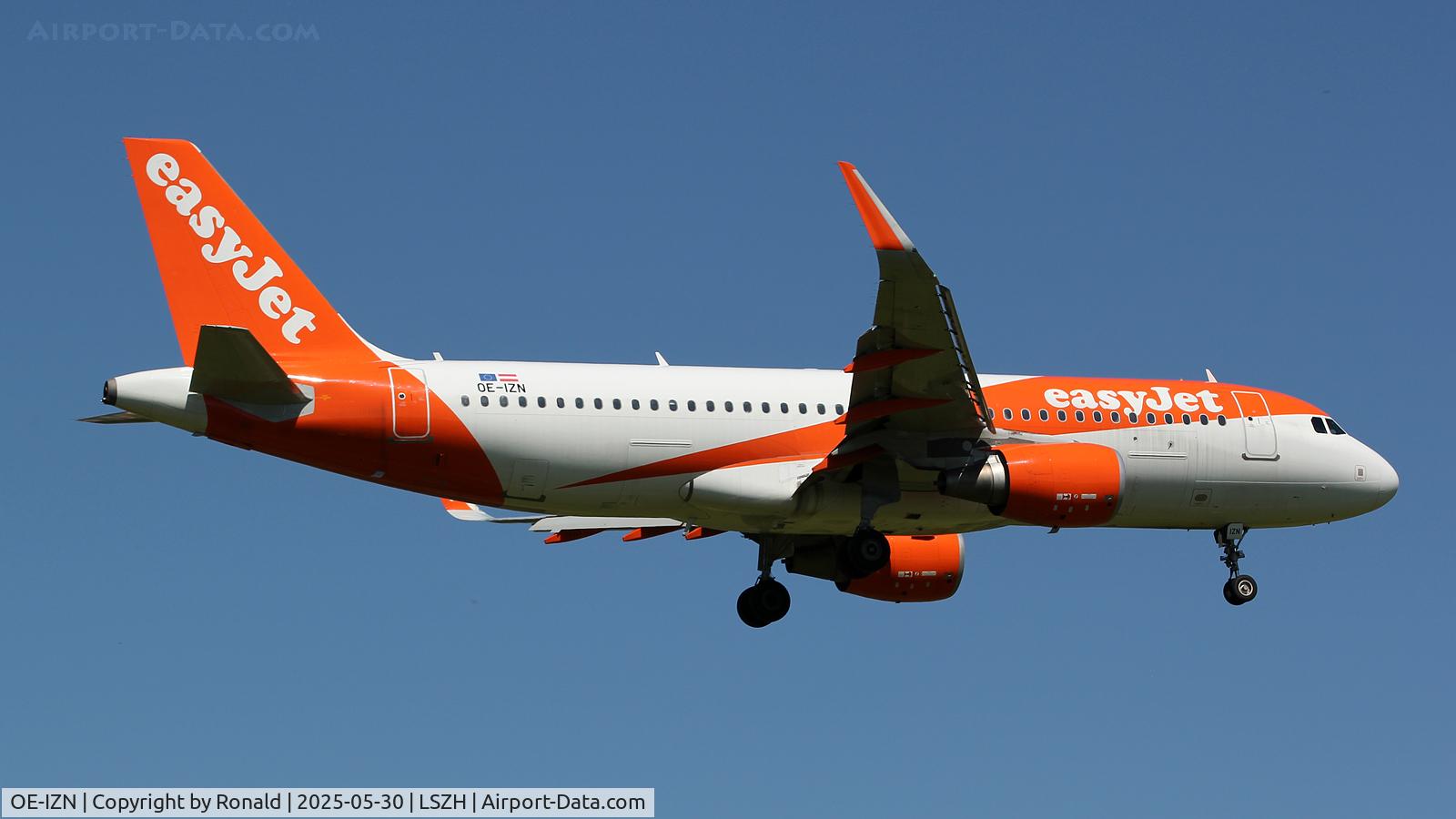 OE-IZN, 2016 Airbus A320-214 C/N 6966, at zrh