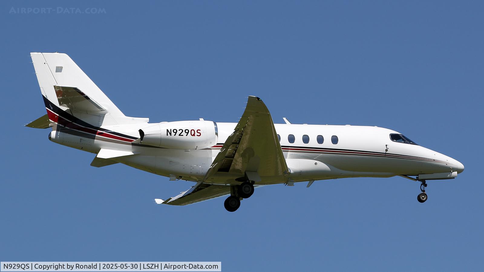 N929QS, 2000 Cessna 750 Citation X Citation X C/N 750-0129, at zrh