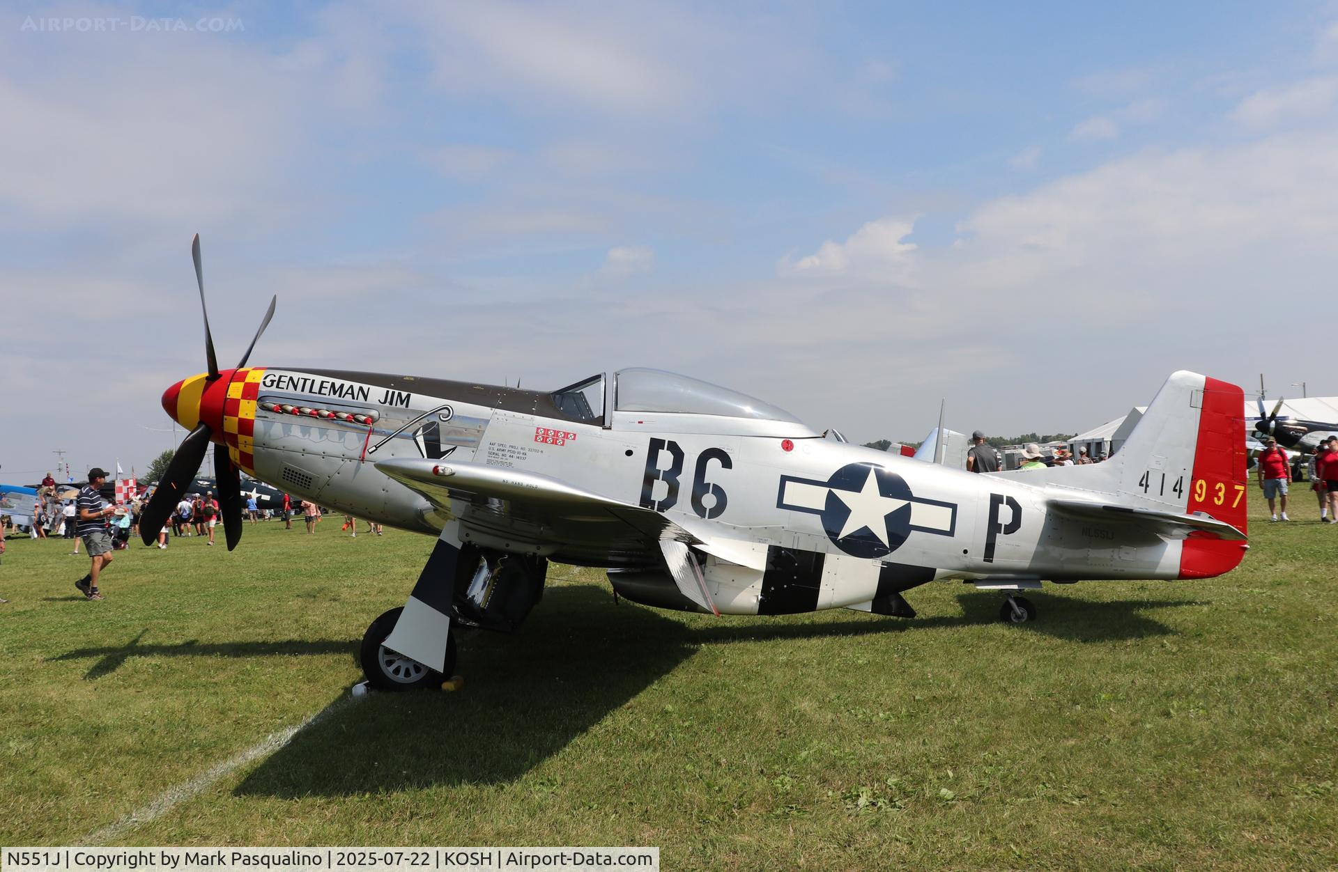 N551J, 1957 North American P-51D Mustang C/N 44-74230, North American P-51D