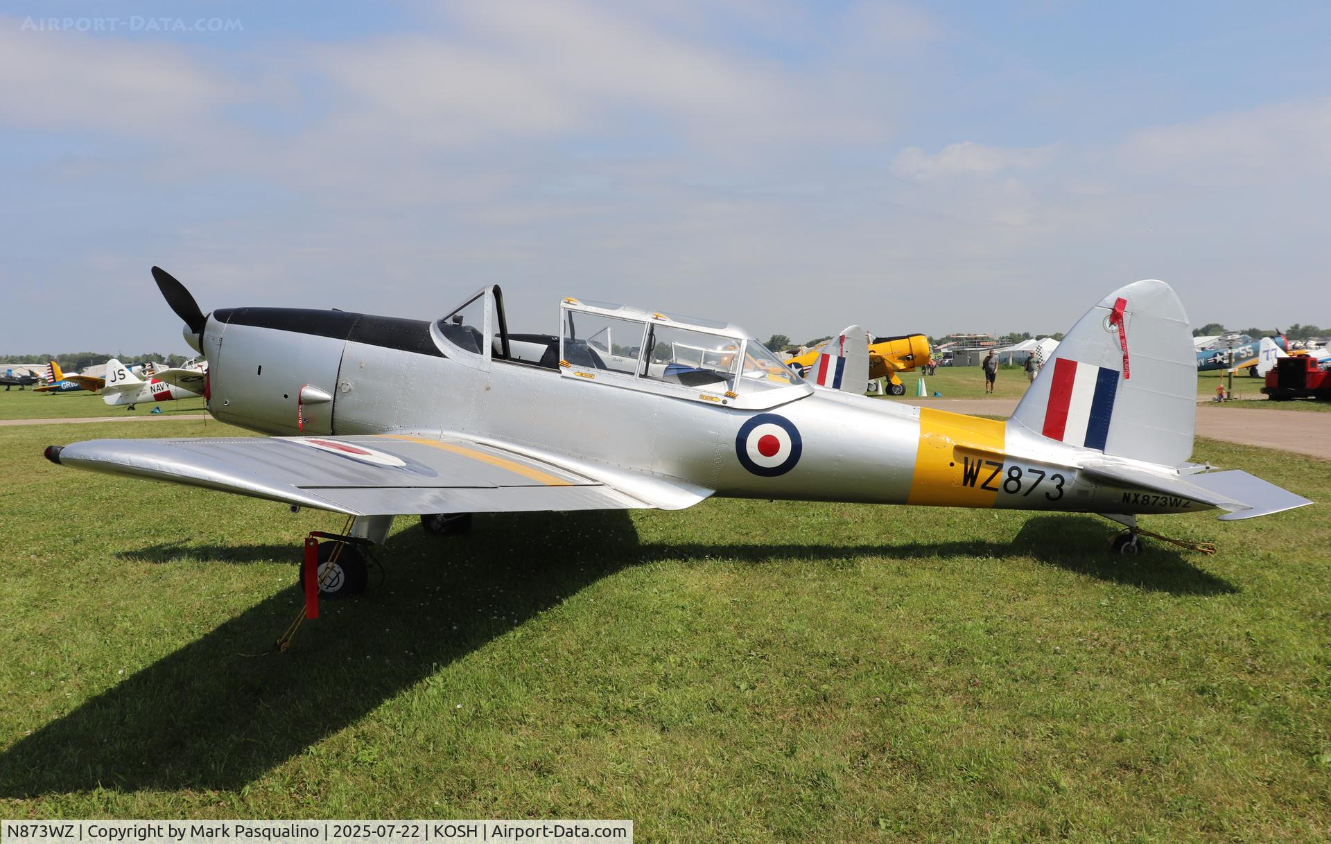 N873WZ, 1953 De Havilland DHC-1 Chipmunk T.10 C/N C1/0907, DHC-1 Chipmunk T.10