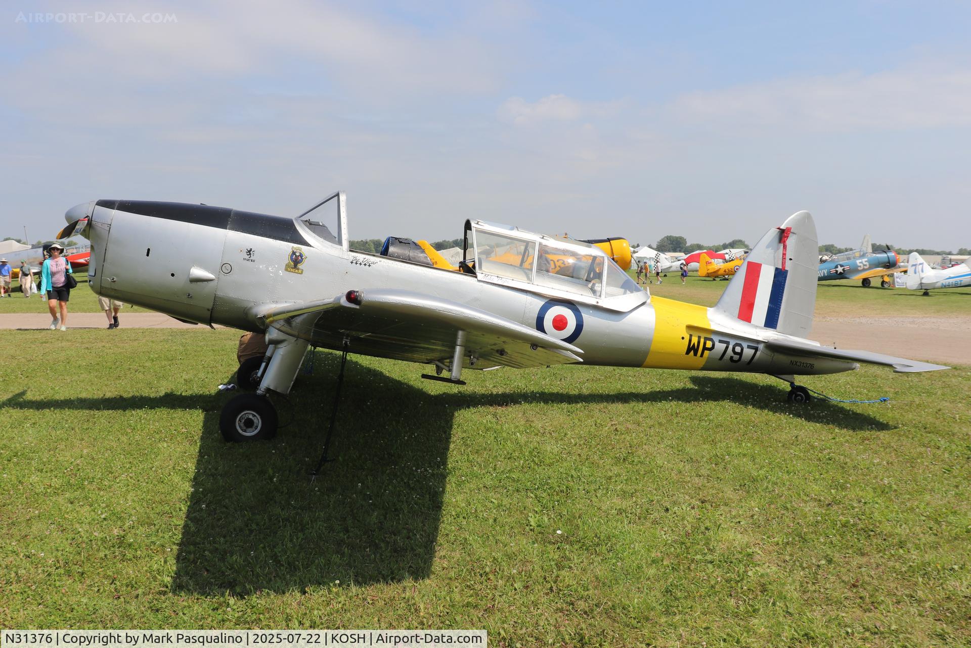 N31376, 1951 De Havilland DHC-1 Chipmunk T.10 C/N C1/0689 (DHB-580?), DHC-1 Chipmunk T.10
