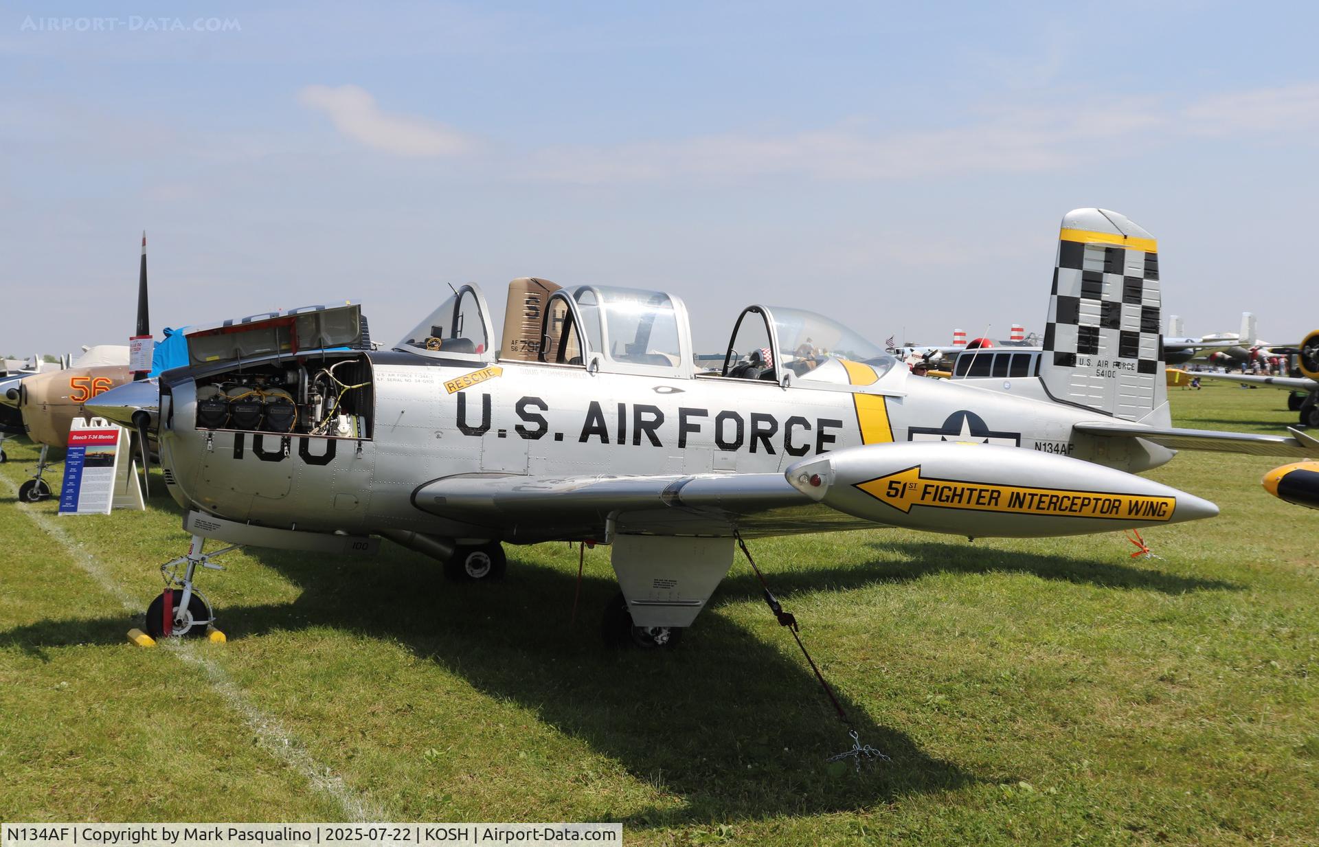 N134AF, 1953 Beech T-34A (A45) Mentor Mentor C/N G-100, Beech T-34A