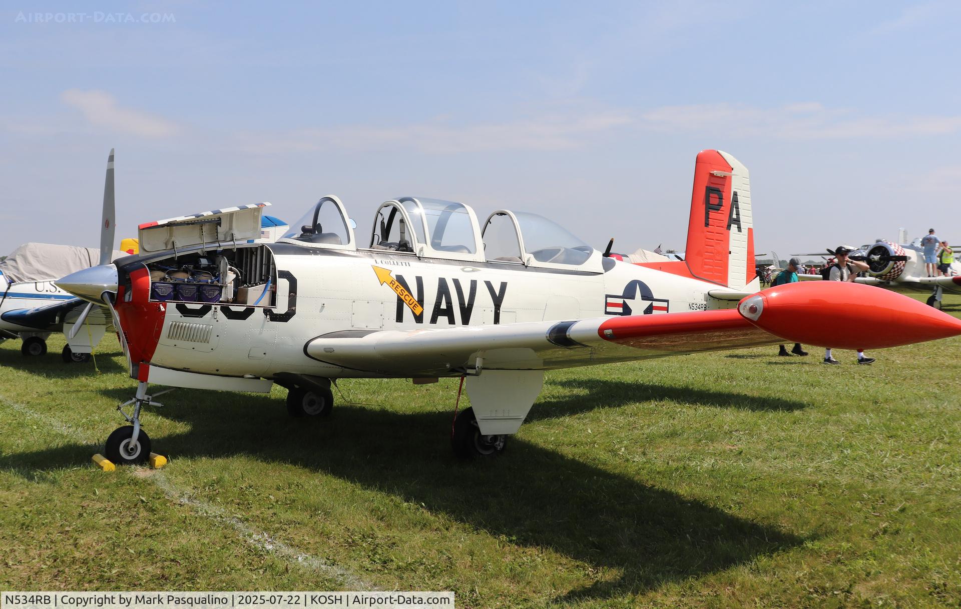 N534RB, 1953 Beech T-34A (A45) Mentor Mentor C/N G-300, Beech T-34A