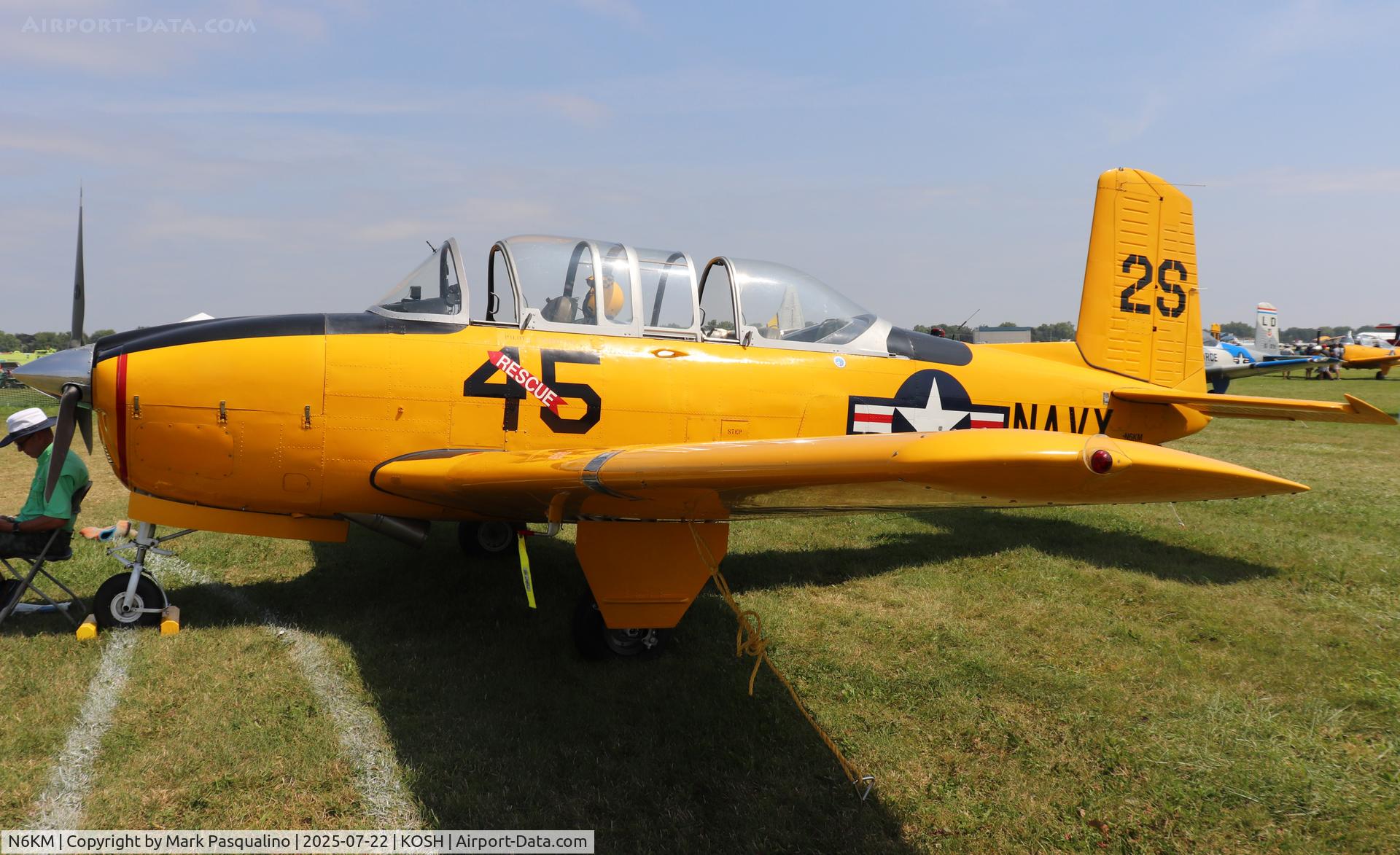 N6KM, 1956 Beech T-34B C/N BG-249, Beech T-34B