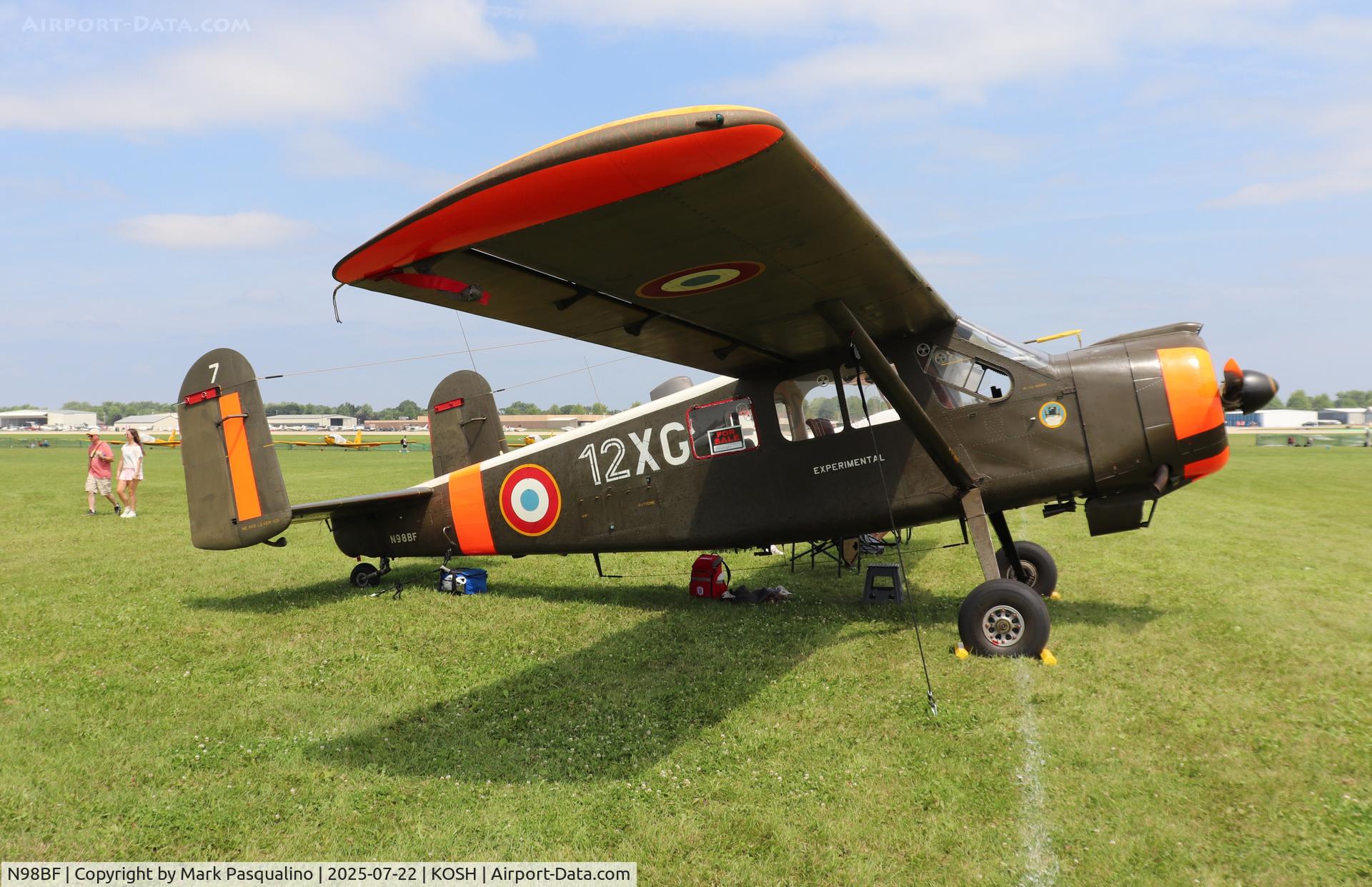 N98BF, Max Holste MH-1521M Broussard C/N 7, MH-1521M Broussard
