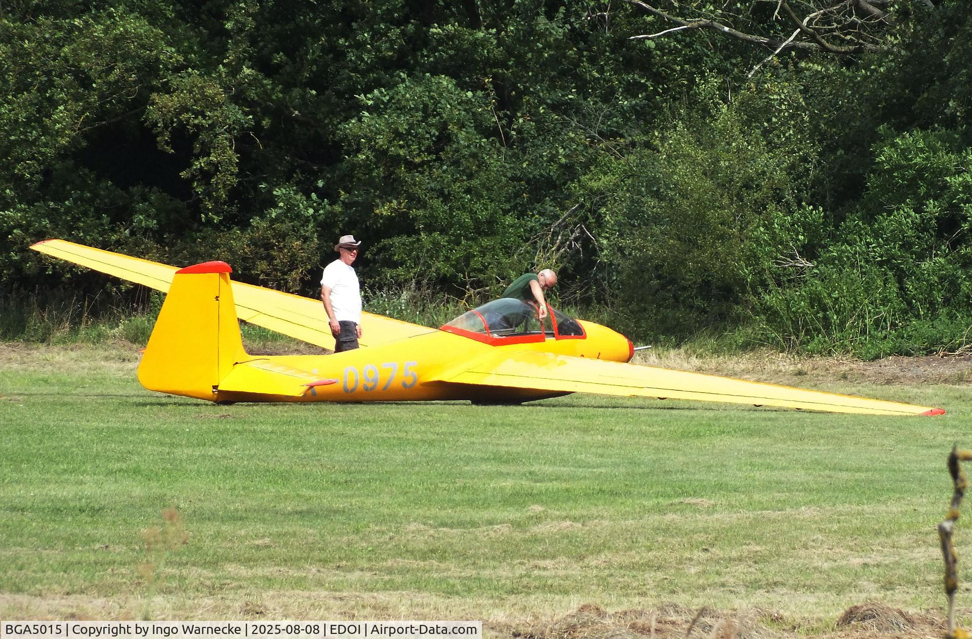 BGA5015, Letov LF-107 Lunak C/N 12, Letov LF-107 Lunak at Bienenfarm airfield during the 2025 Quax Bücker-Treffen (Bücker-Meeting) and Vintage Aerobatic World Championships