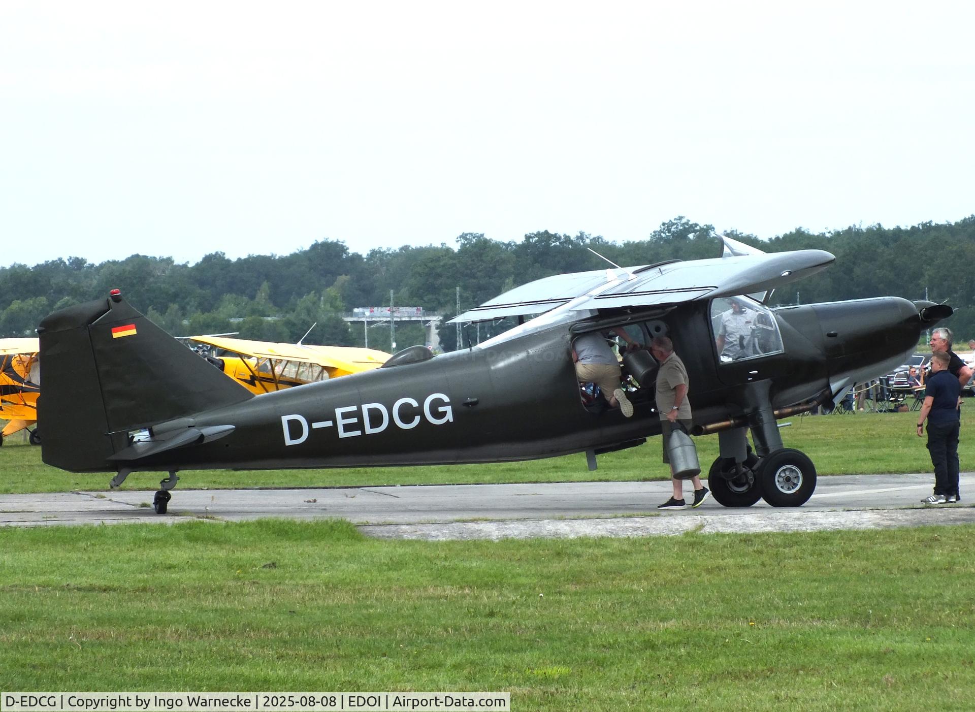 D-EDCG, Dornier Do-27B-1 C/N 245, Dornier Do 27B-1 at Bienenfarm airfield during the 2025 Quax Bücker-Treffen (Bücker-Meeting) and Vintage Aerobatic World Championships