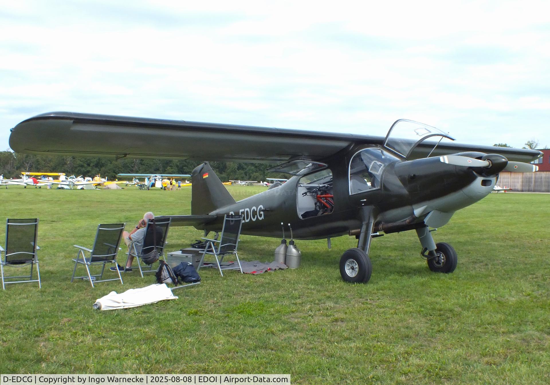 D-EDCG, Dornier Do-27B-1 C/N 245, Dornier Do 27B-1 at Bienenfarm airfield during the 2025 Quax Bücker-Treffen (Bücker-Meeting) and Vintage Aerobatic World Championships