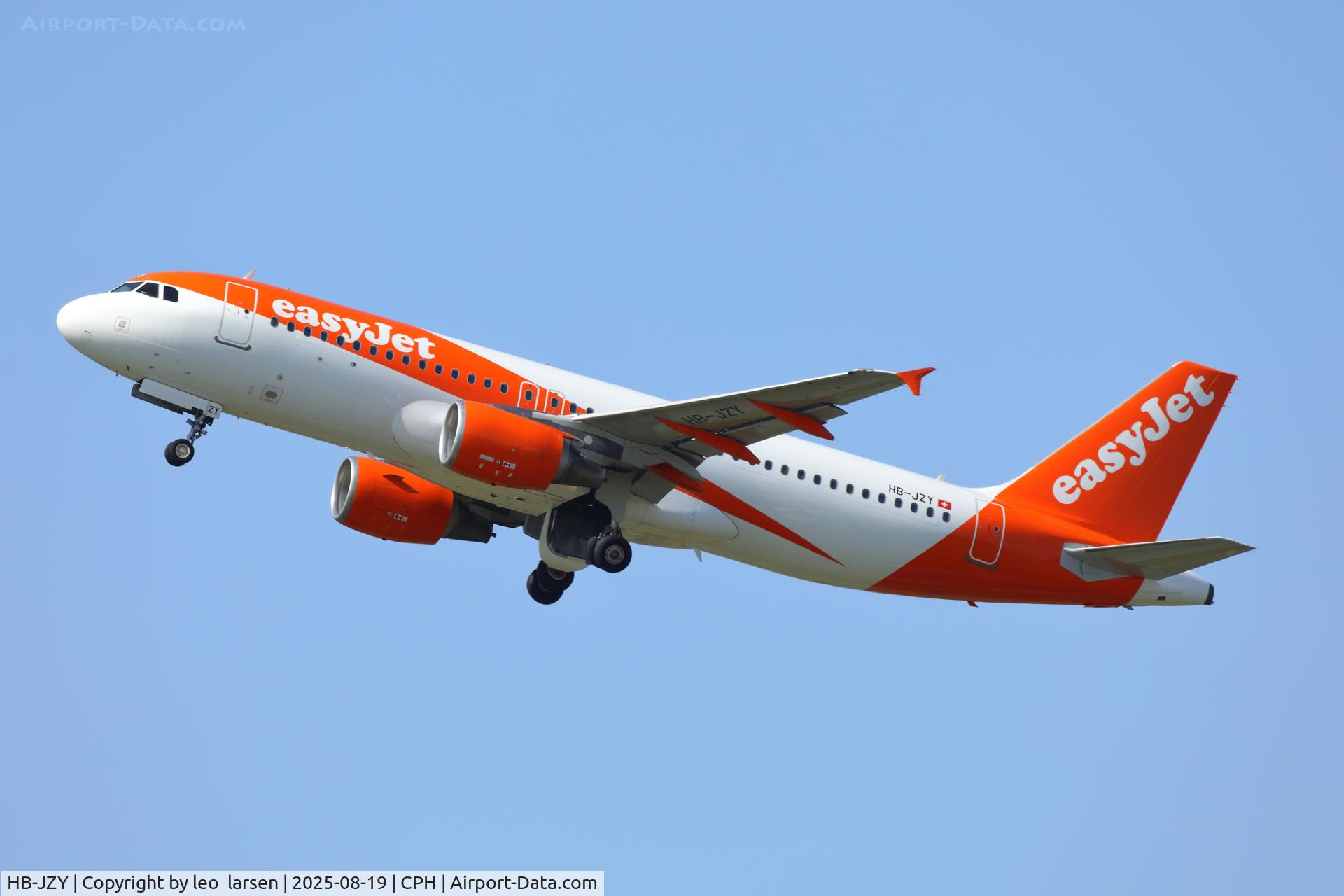 HB-JZY, 2010 Airbus A320-214 C/N 4196, Copenhagen 19.8.2025