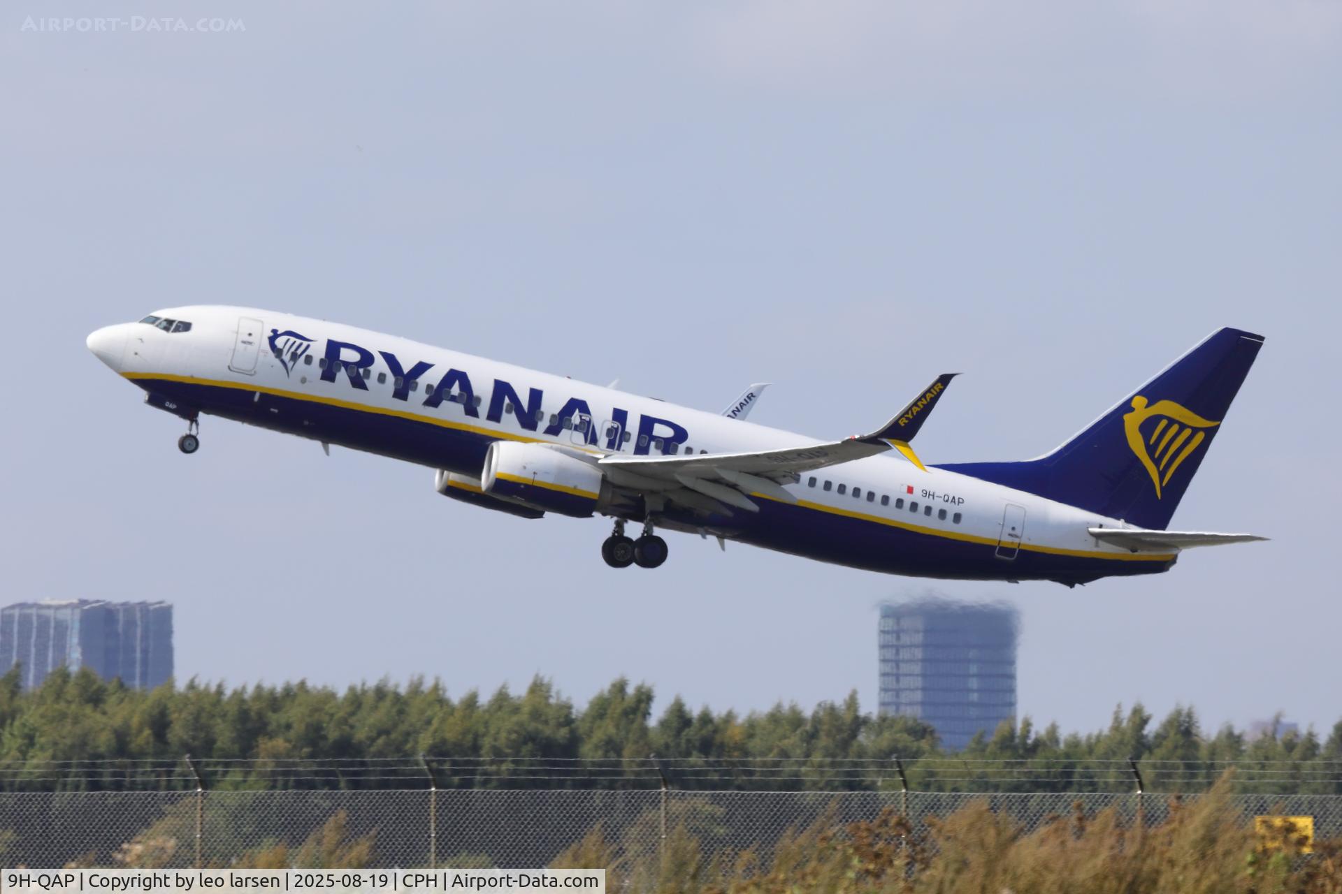 9H-QAP, 2014 Boeing 737-8AS C/N 44689, Copenhagen 19.8.2025