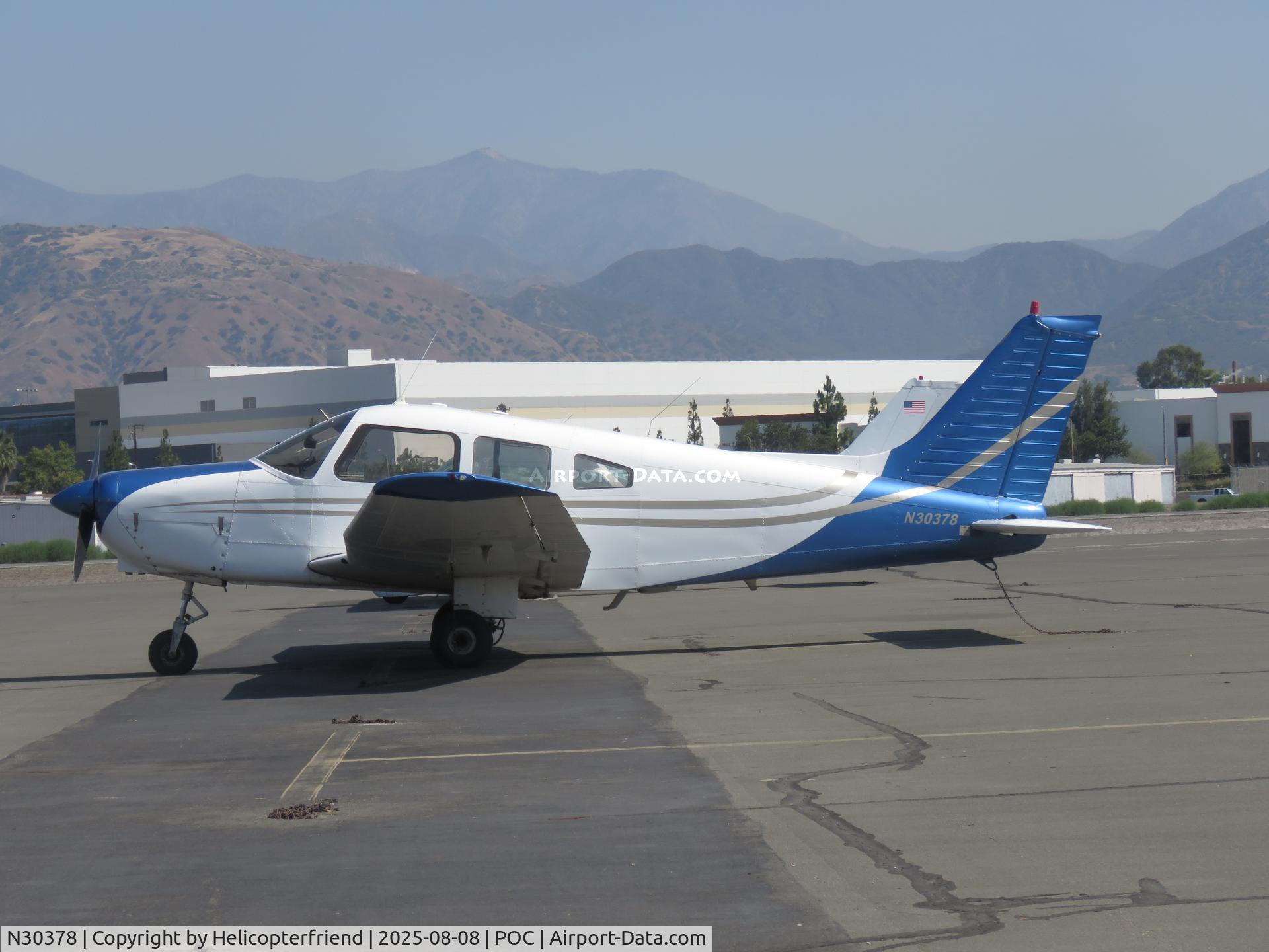 N30378, 1978 Piper PA-28-161 C/N 28-7816542, Parked in transit parking