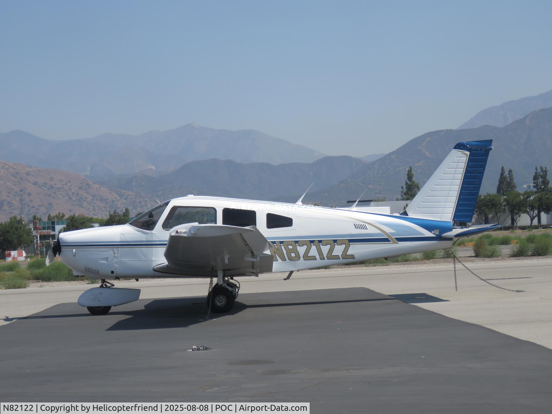 N82122, 1982 Piper PA-28-181 C/N 28-8290140, Parked in transit parking