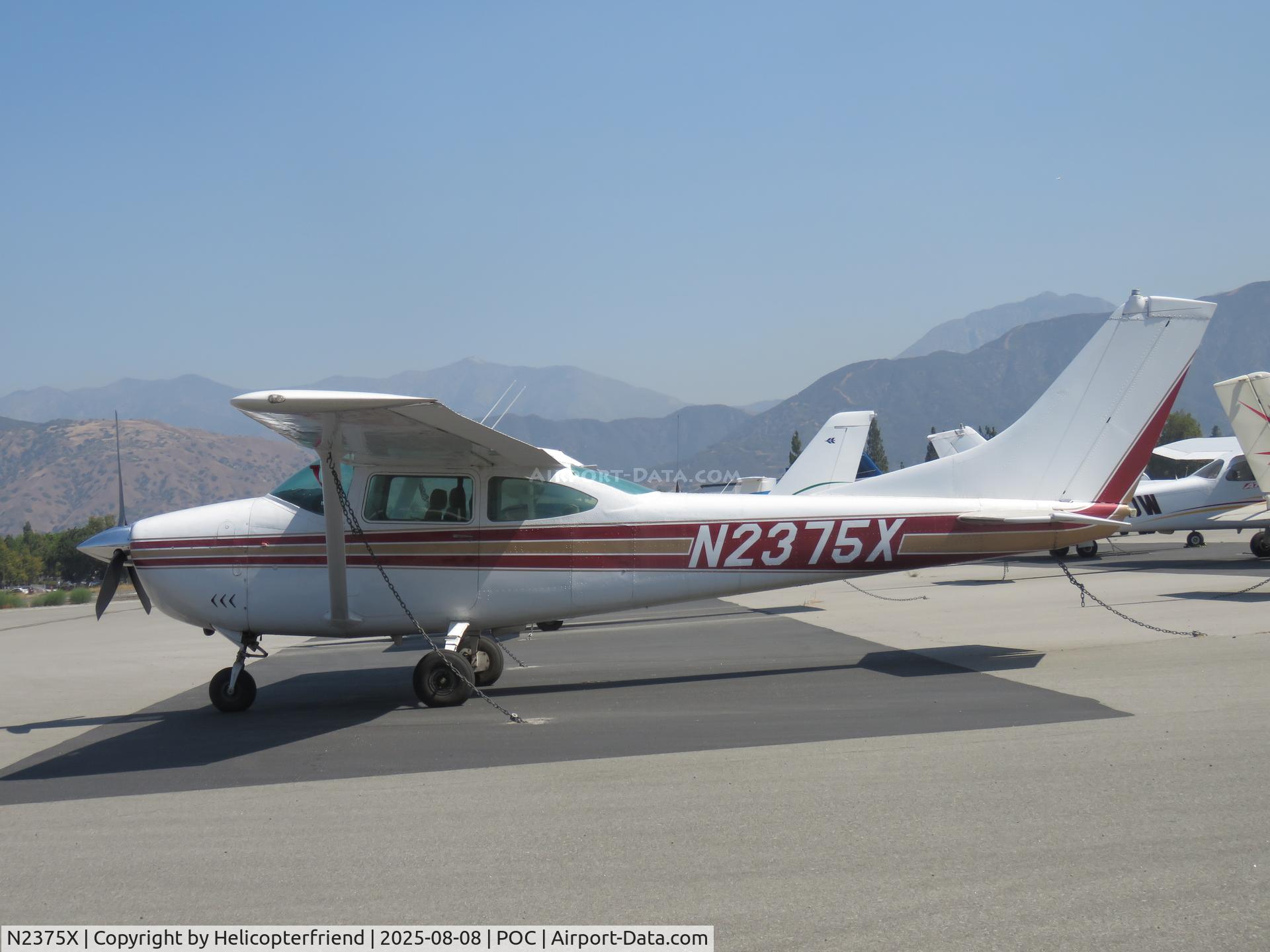 N2375X, 1965 Cessna 182H Skylane C/N 18256275, Parked in transit parking