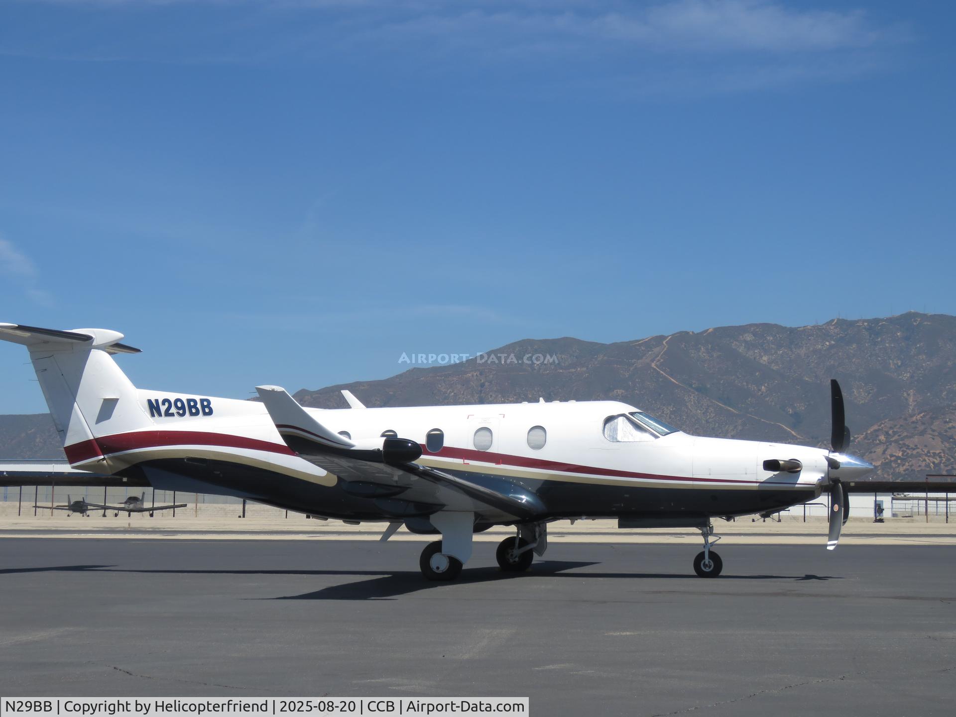 N29BB, 1996 Pilatus PC-12/45 C/N 165, Parked