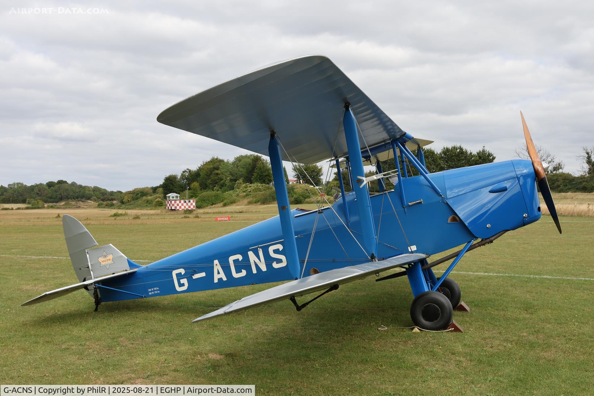 G-ACNS, 1934 De Havilland DH.60G-III Moth Major C/N 5068, G-ACNS 1934 DH60G III Moth Major Popham