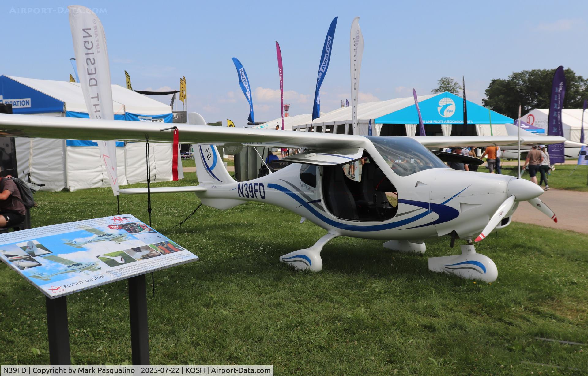 N39FD, 2024 Flight Design F2-LSA C/N T-23-03-01, Flight Design F2-LSA