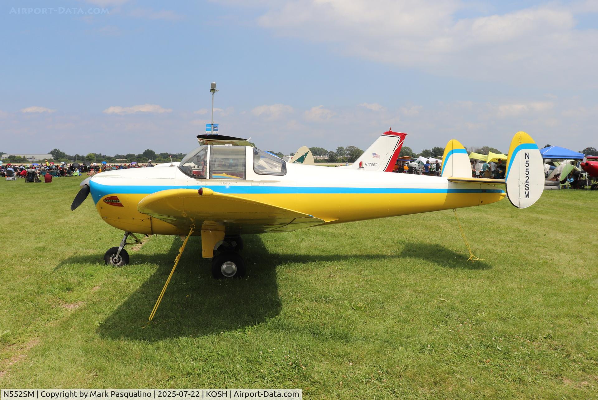 N552SM, 1946 Engineering & Research ERCOUPE 415-C C/N 1908, Ercoupe 415-C