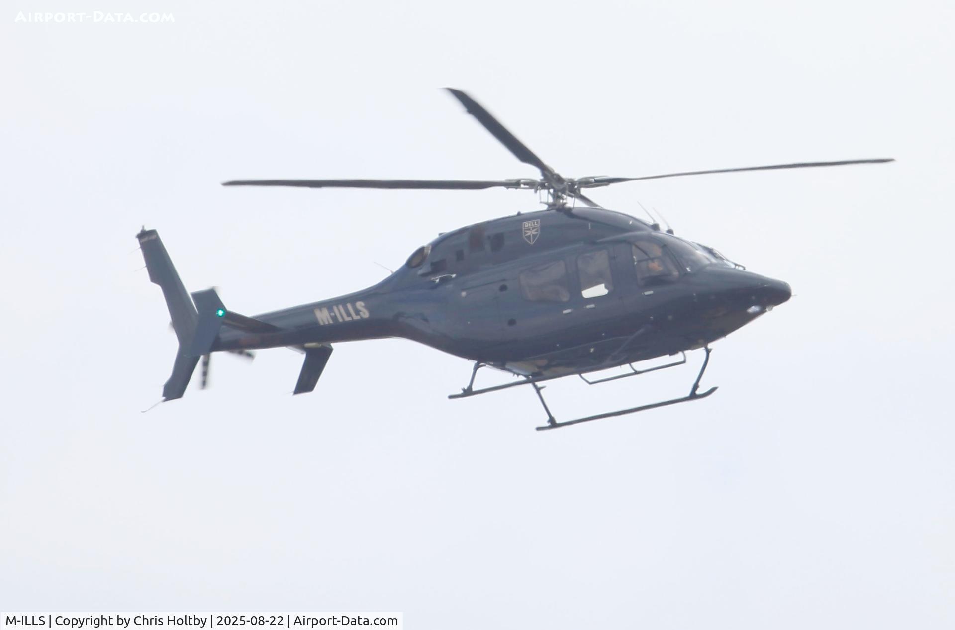 M-ILLS, 2012 BELL Helicopter Textron Canada 429 C/N 57107, Over Potters Bar, Herts