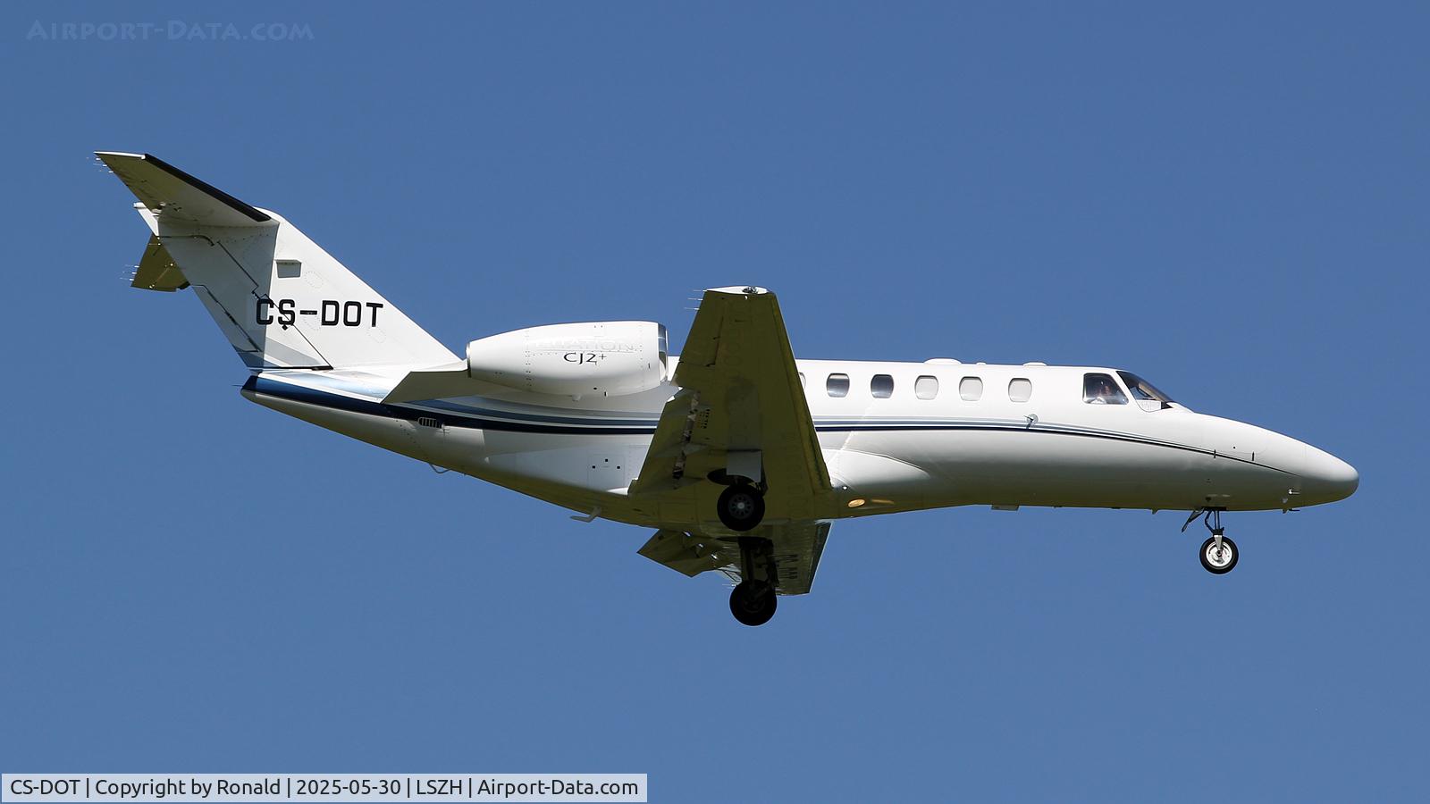 CS-DOT, 2008 Cessna 525A CitationJet CJ2+ C/N 525A-0389, at zrh